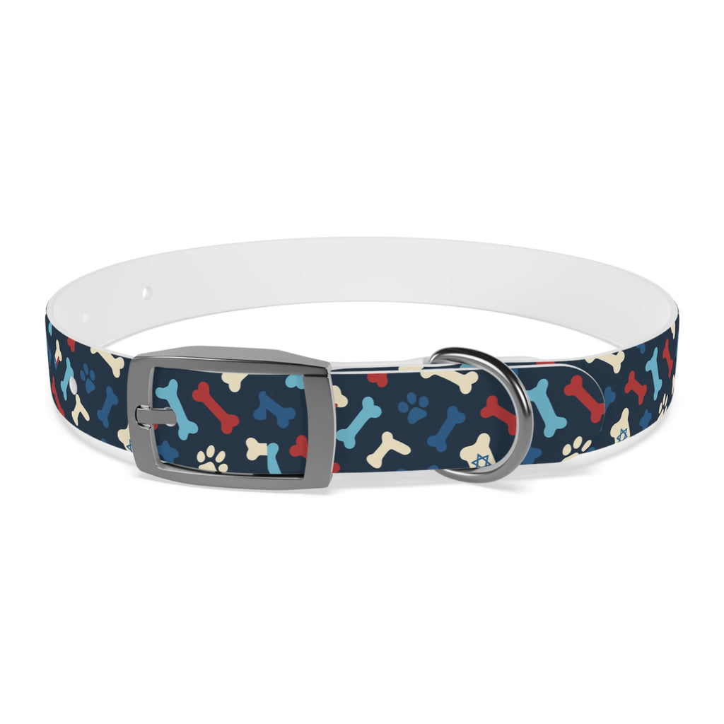 Seamless Bone Dog Collar - American Zionist