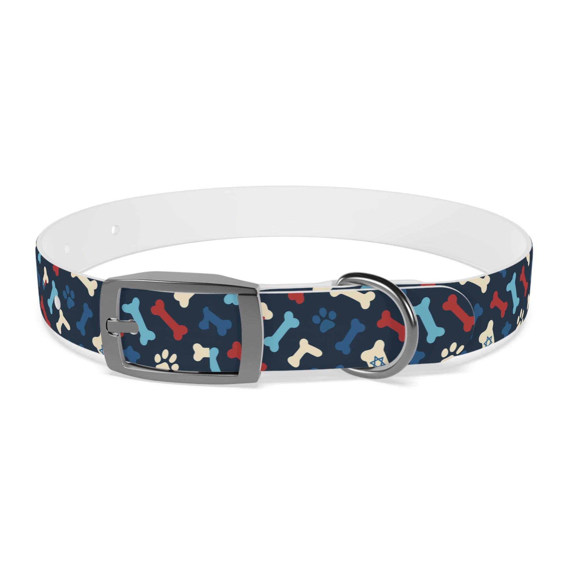 Seamless Bone Dog Collar - American Zionist