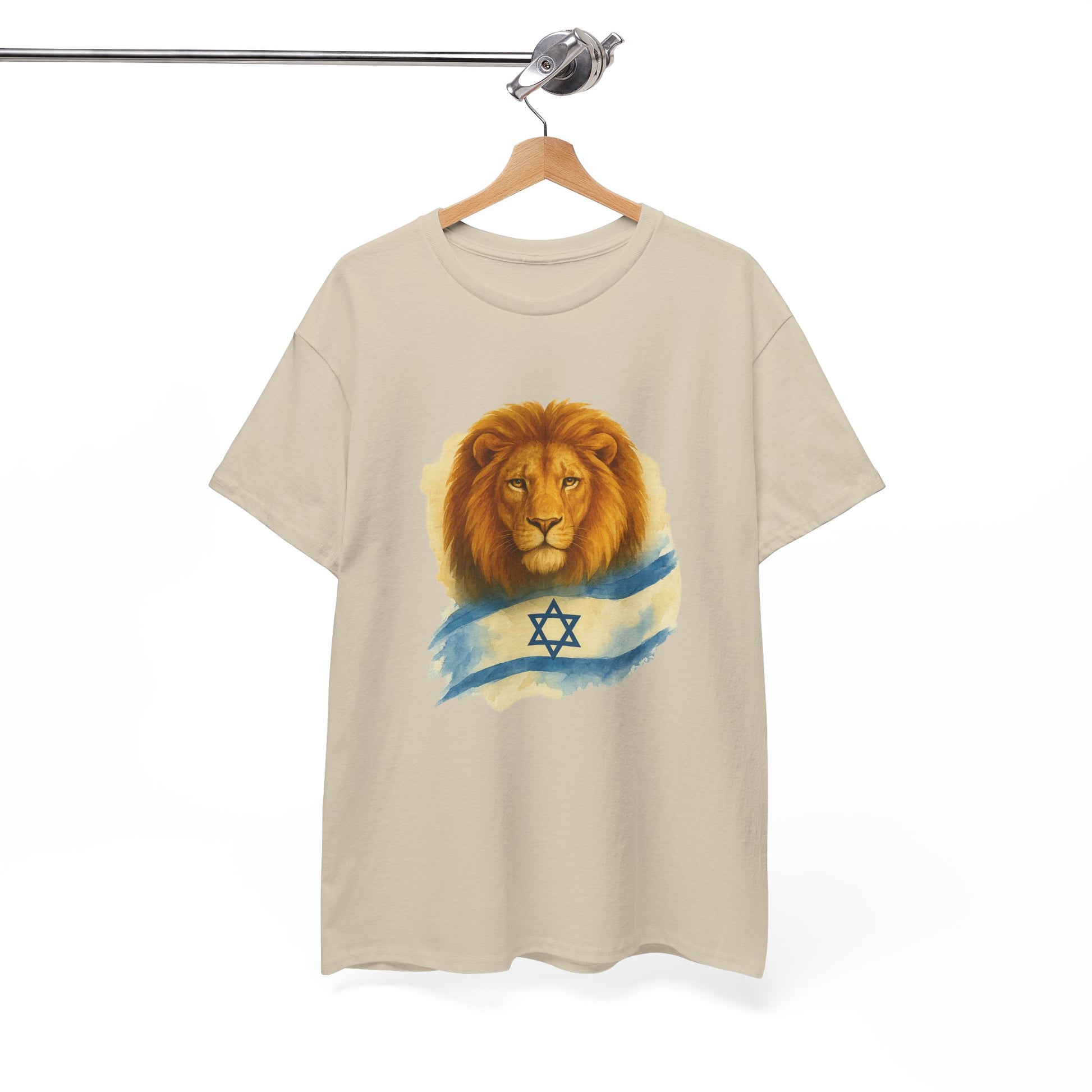 Lion Of Israel Unisex Heavy Cotton Tee - American Zionist
