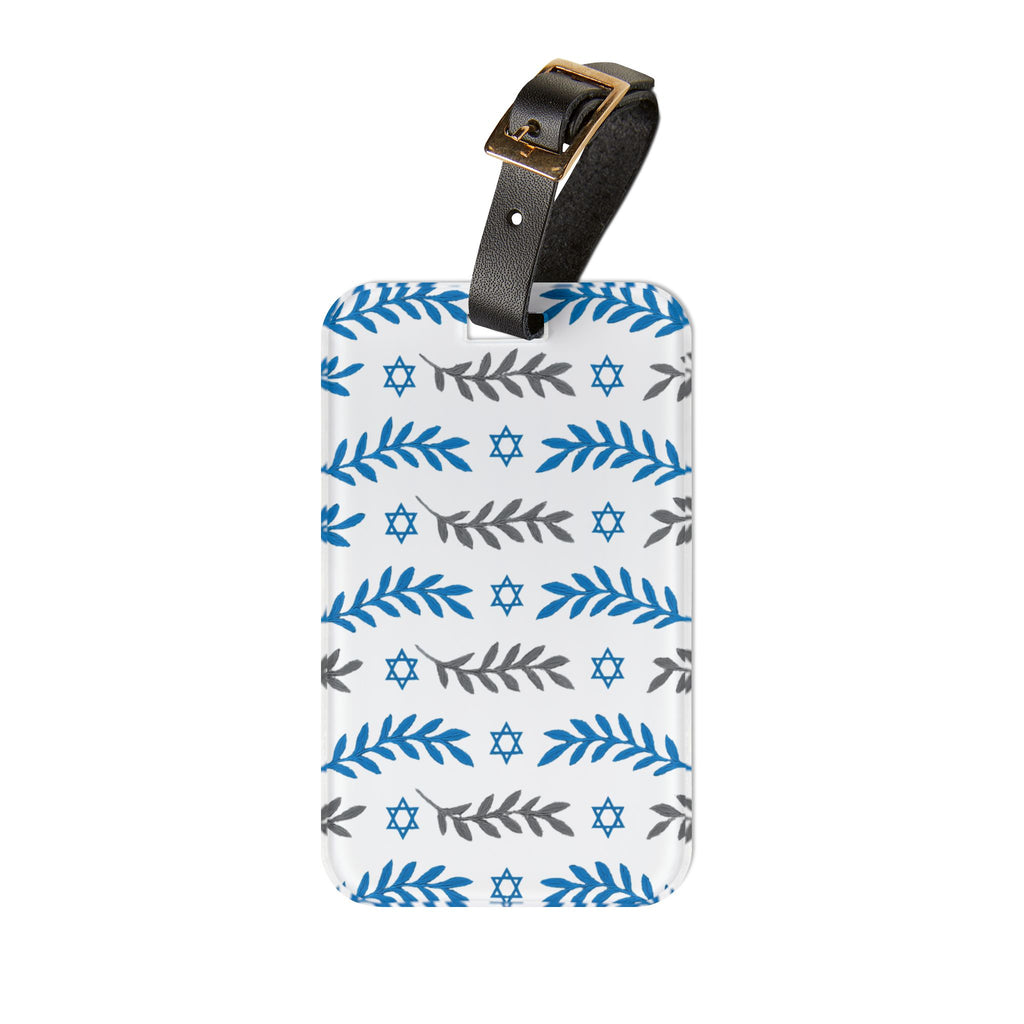 Olive and Shield Luggage Tag - American Zionist