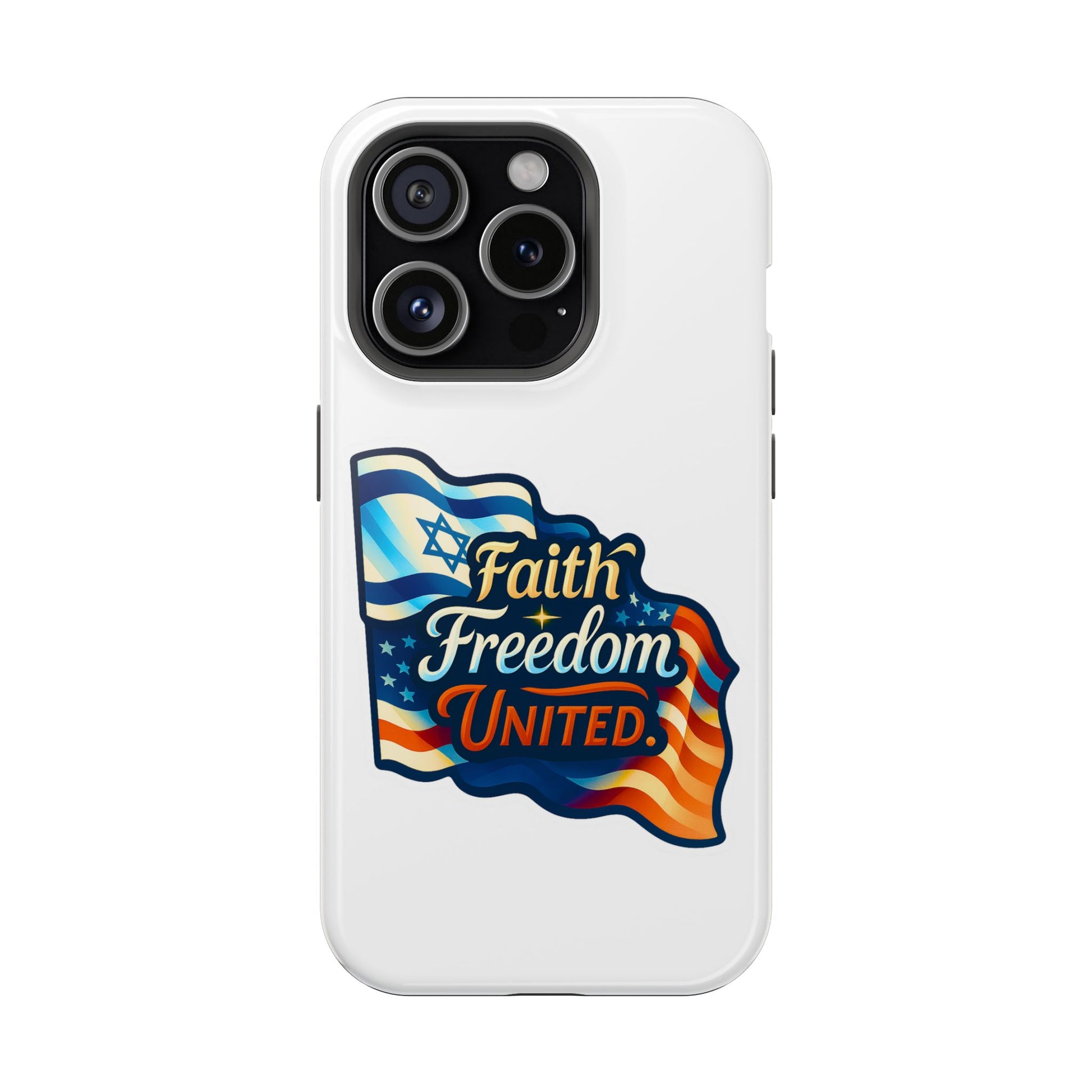 Faith Freedom United Magnetic Tough Cases - American Zionist