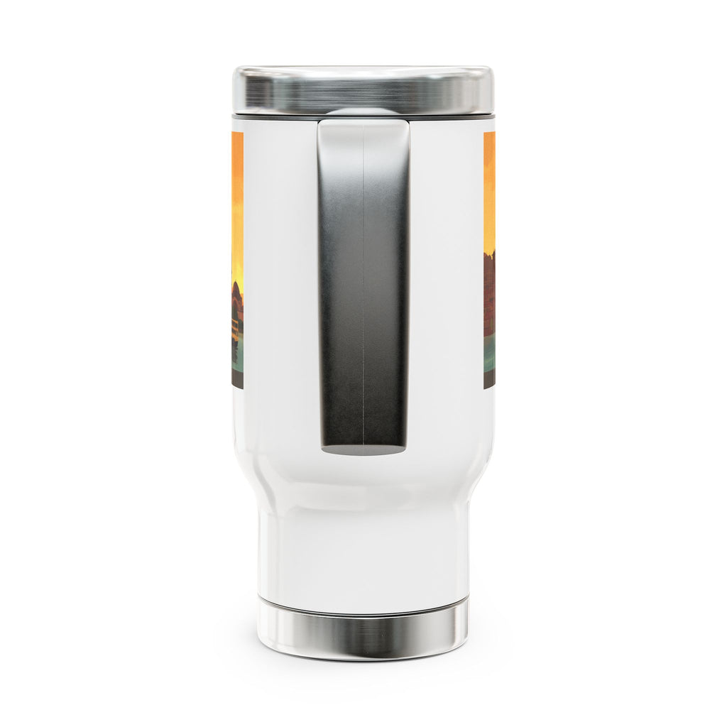 Kids by the Bay Stainless Steel Travel Mug with Handle, 14oz - American Zionist