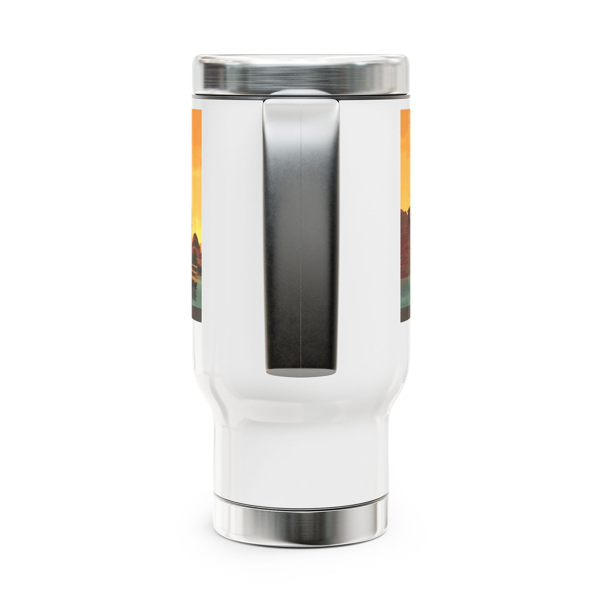 Kids by the Bay Stainless Steel Travel Mug with Handle, 14oz - American Zionist