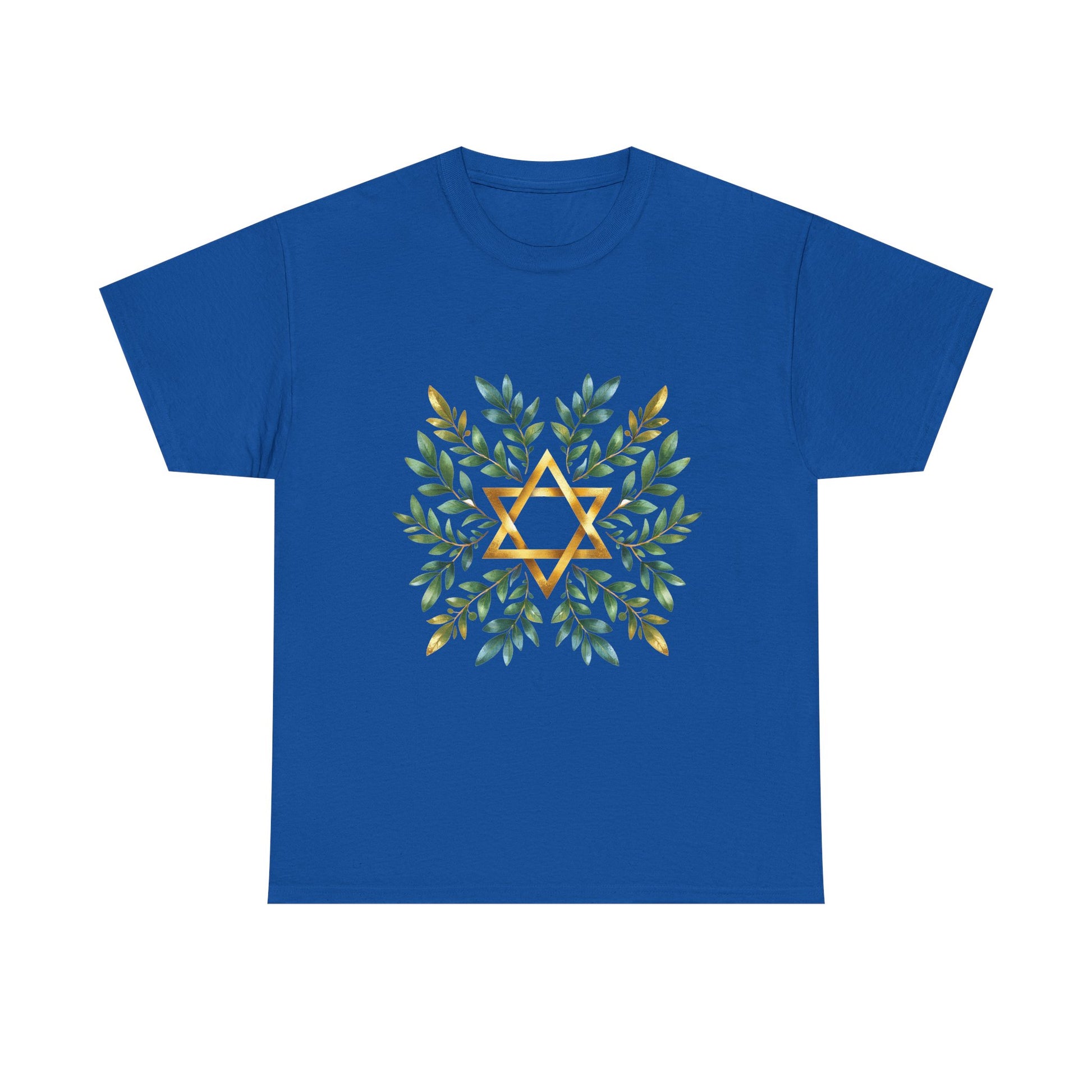 Star of David Wreath Unisex Heavy Cotton Tee - American Zionist