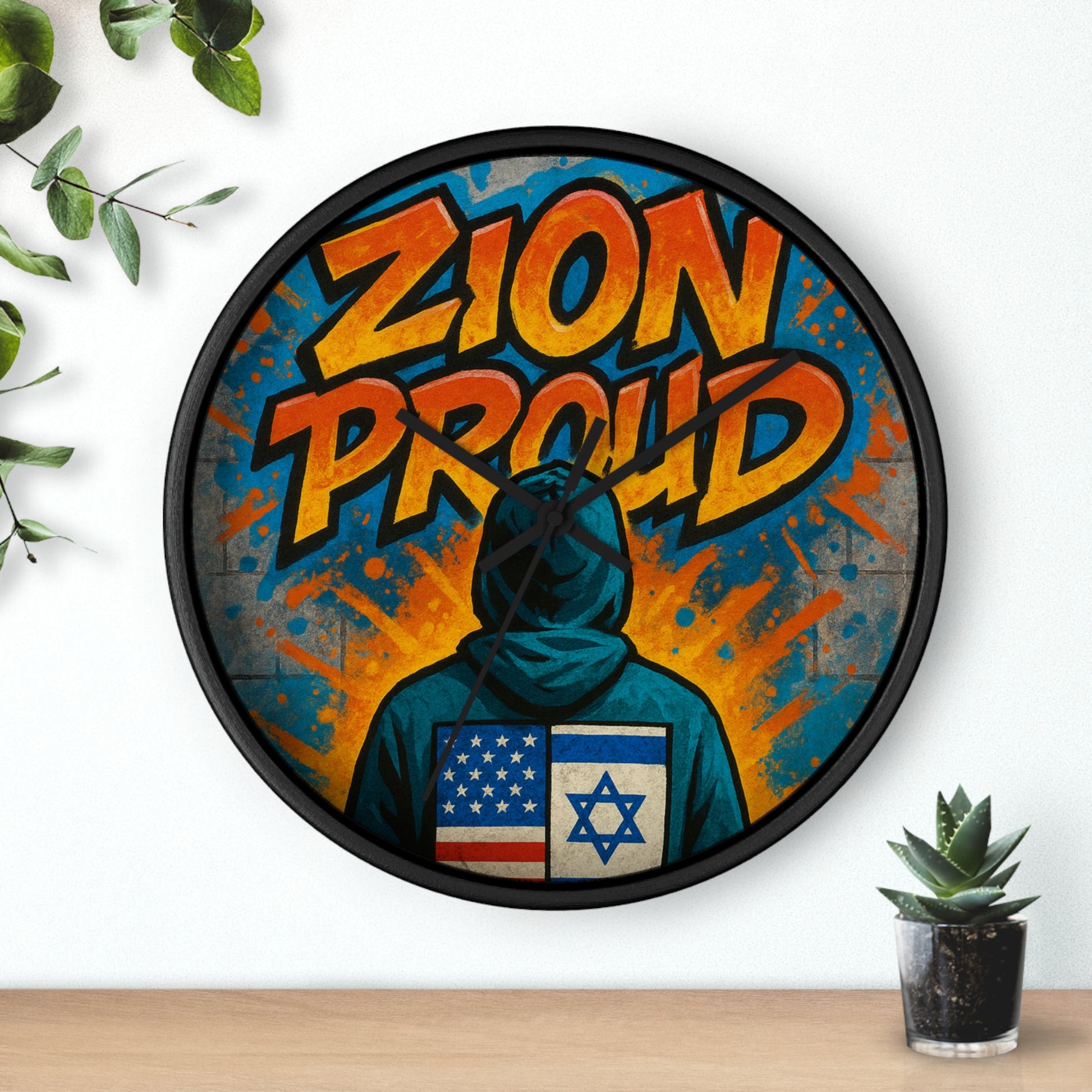 Zion Proud Wall Clock - American Zionist