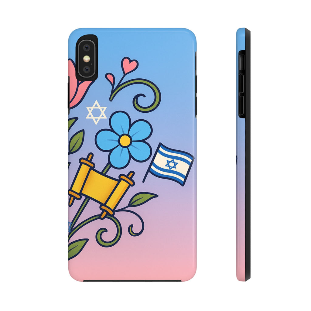 Flourish with Freedom Tough Phone Cases - American Zionist