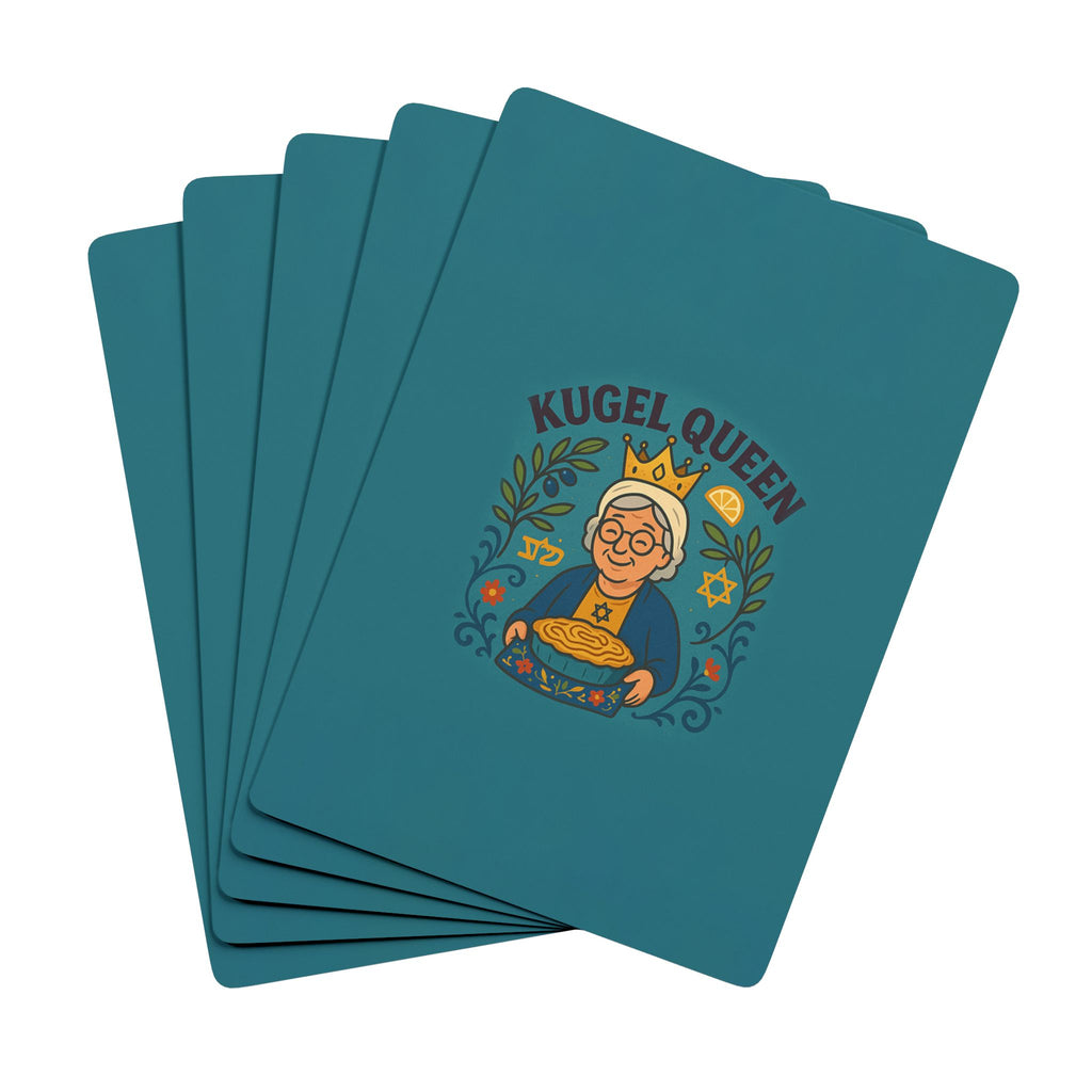 Kugel Queen Poker Playing Cards - American Zionist