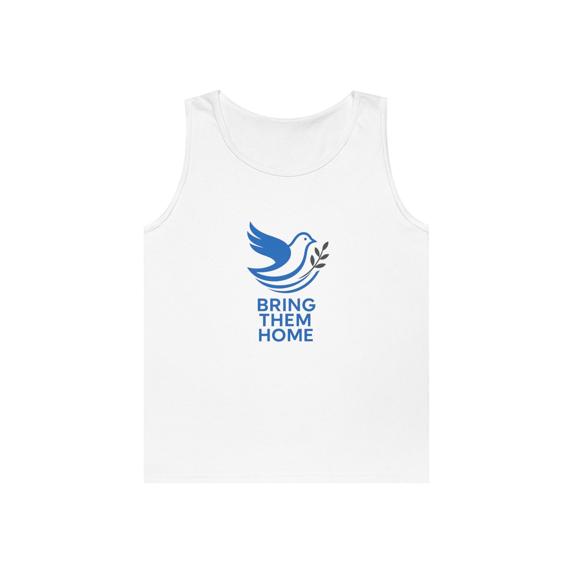 Dove Bring Them Home Unisex Heavy Cotton Tank Top - American Zionist