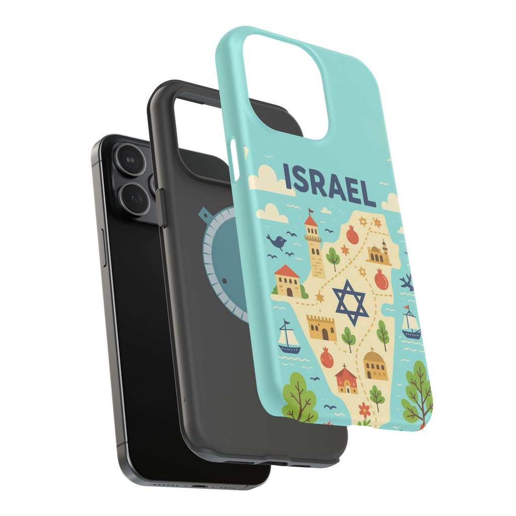 Map of Israel Magnetic Tough Cases - American Zionist