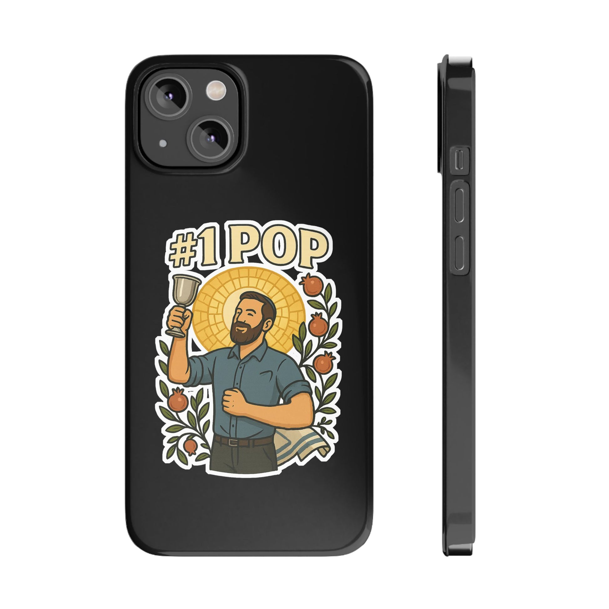 1 Pop Slim Phone Cases - American Zionist