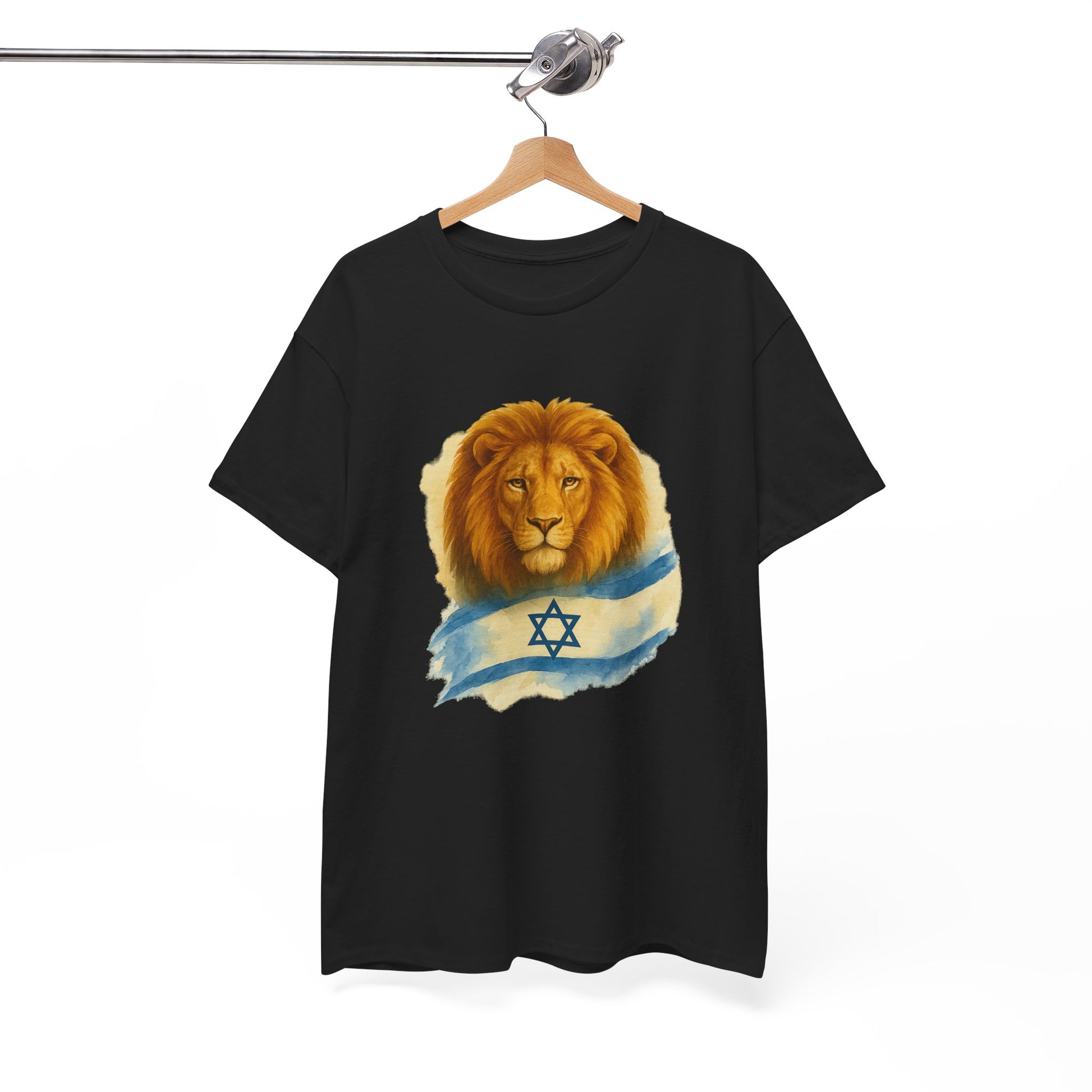 Lion Of Israel Unisex Heavy Cotton Tee - American Zionist