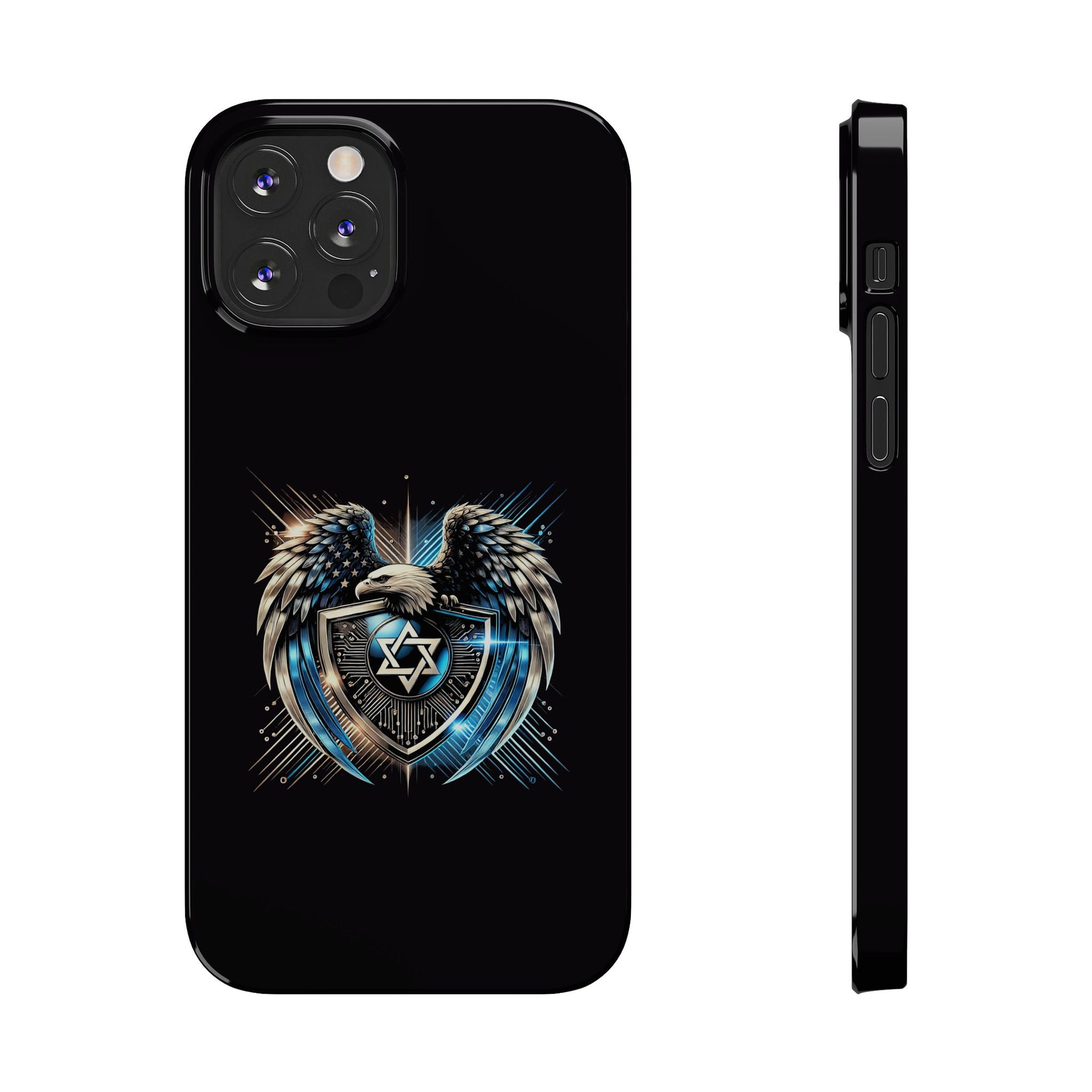Wings of Zion Slim Phone Cases - American Zionist