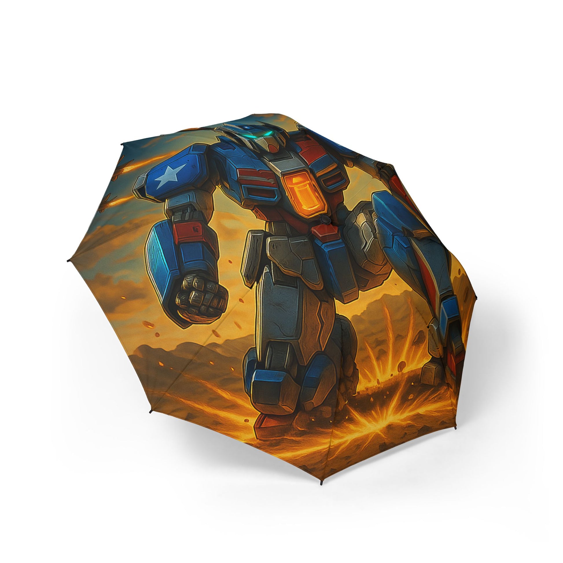 Zion Prime Semi - Automatic Foldable Umbrella - American Zionist