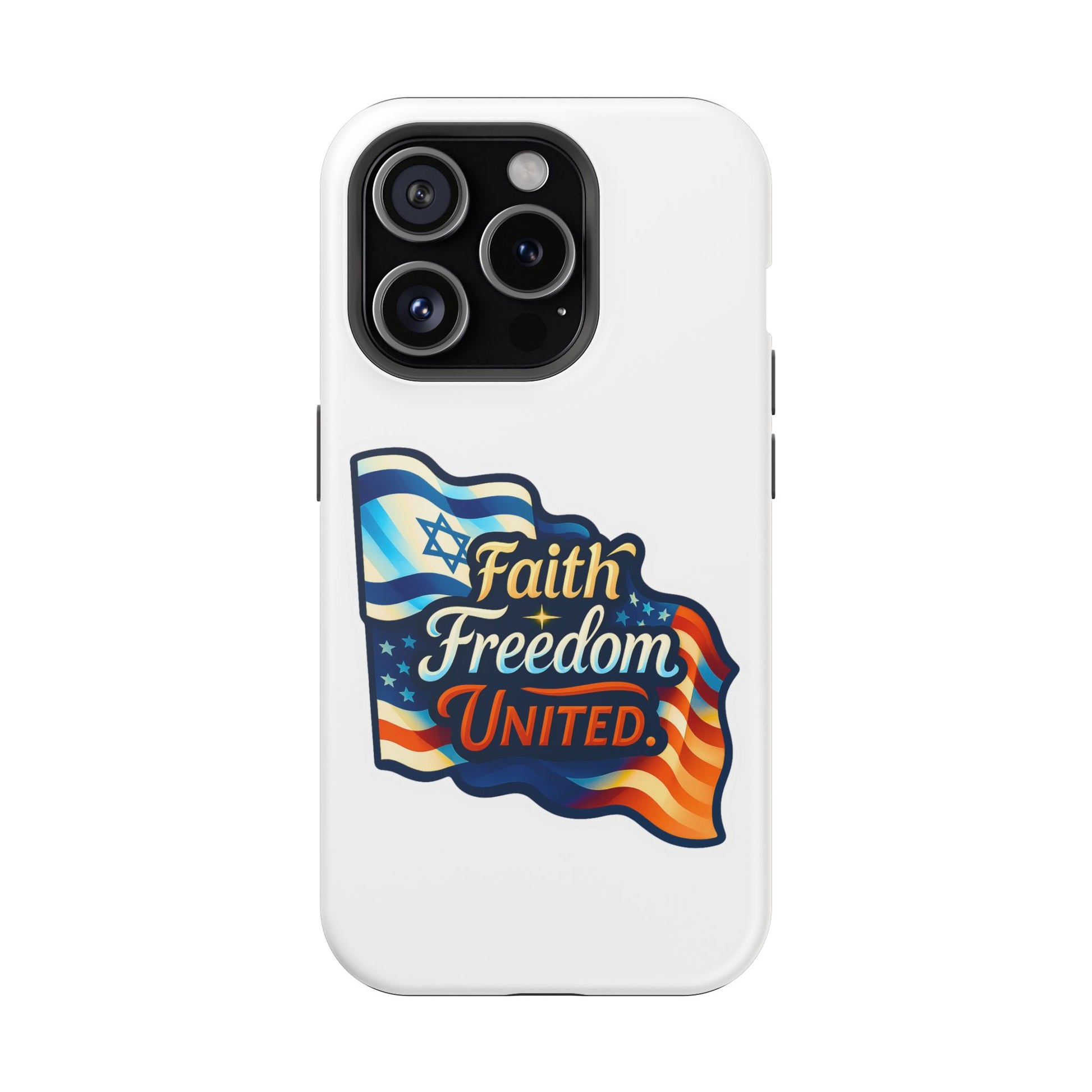 Faith Freedom United Magnetic Tough Cases - American Zionist