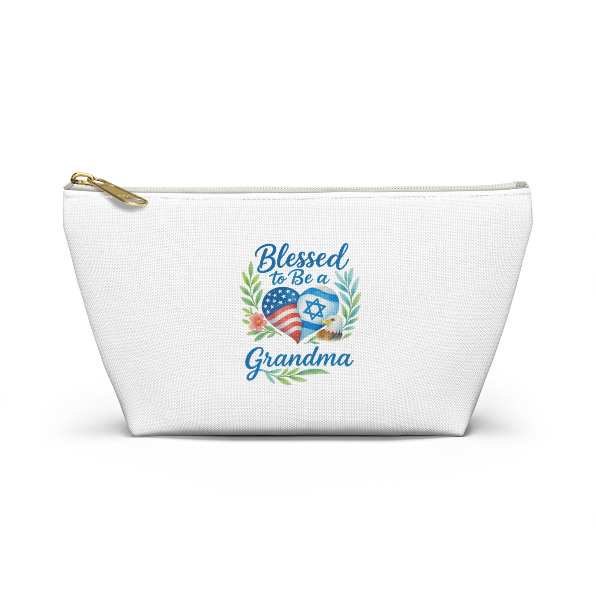 Blessed To Be A Grandma Accessory Pouch w T - bottom - American Zionist
