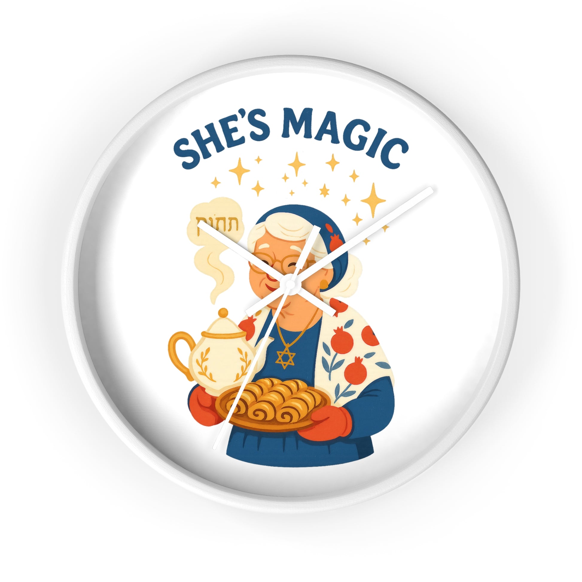Grandma Magic Wall Clock - American Zionist