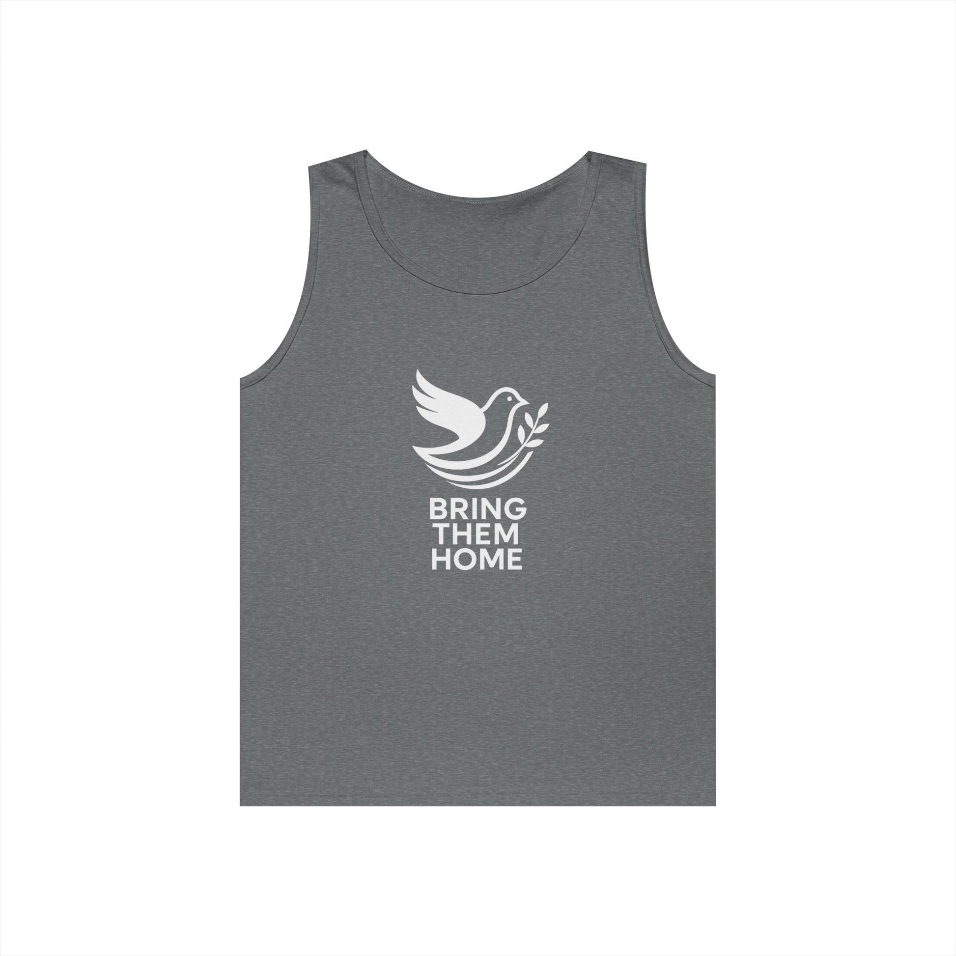 Dove Bring Them Home Unisex Heavy Cotton Tank Top - American Zionist