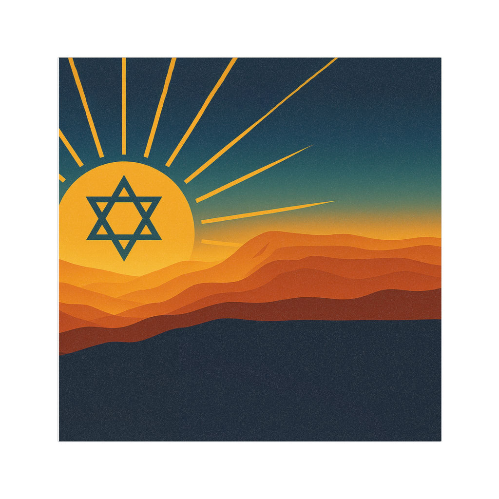 Promise At Dawn Car Magnets - American Zionist