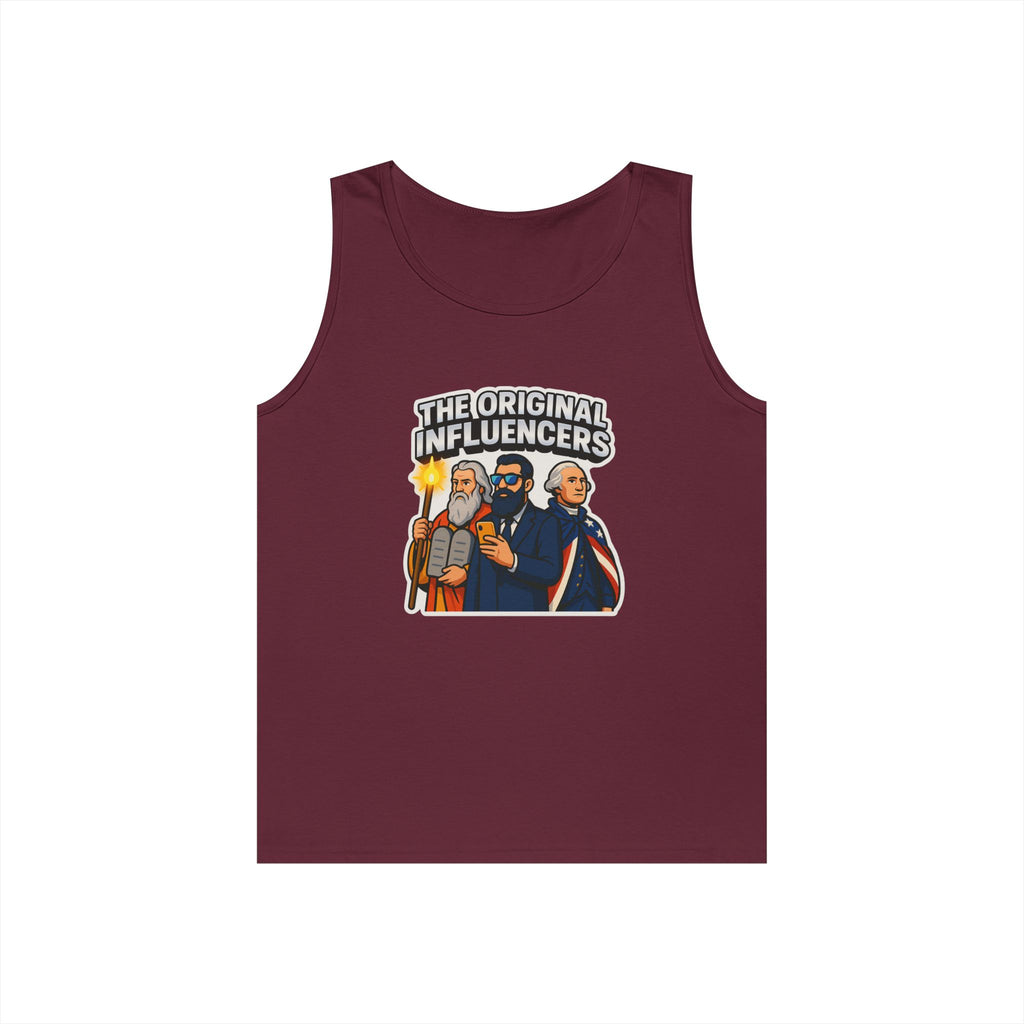 Original Influencers Unisex Heavy Cotton Tank Top - American Zionist