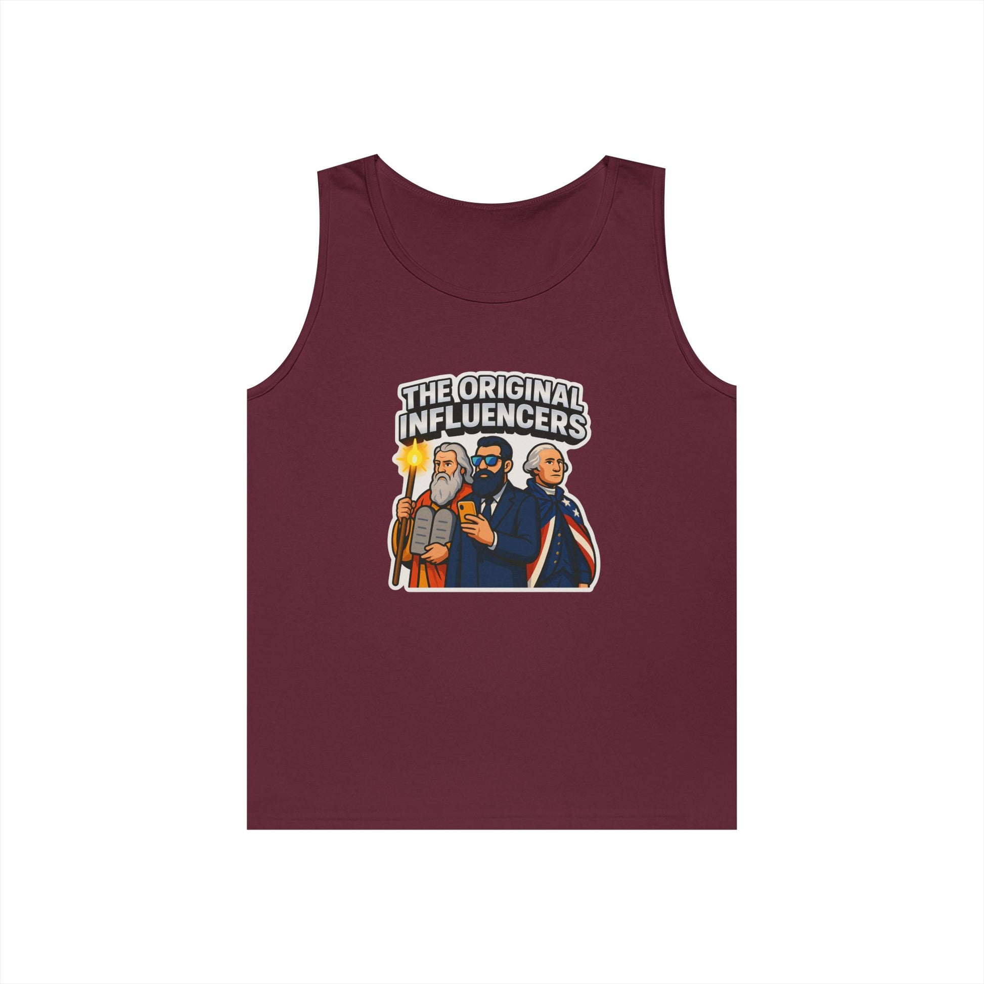 Original Influencers Unisex Heavy Cotton Tank Top - American Zionist