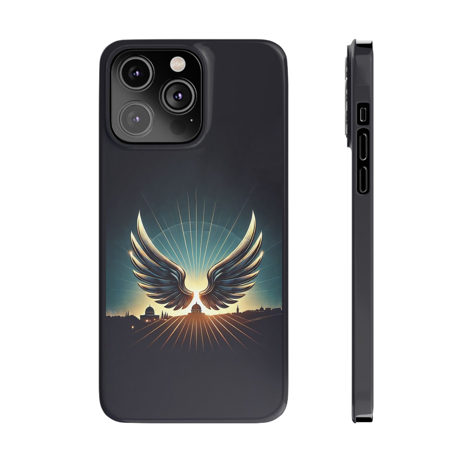 Sunset Wings Slim Phone Cases - American Zionist
