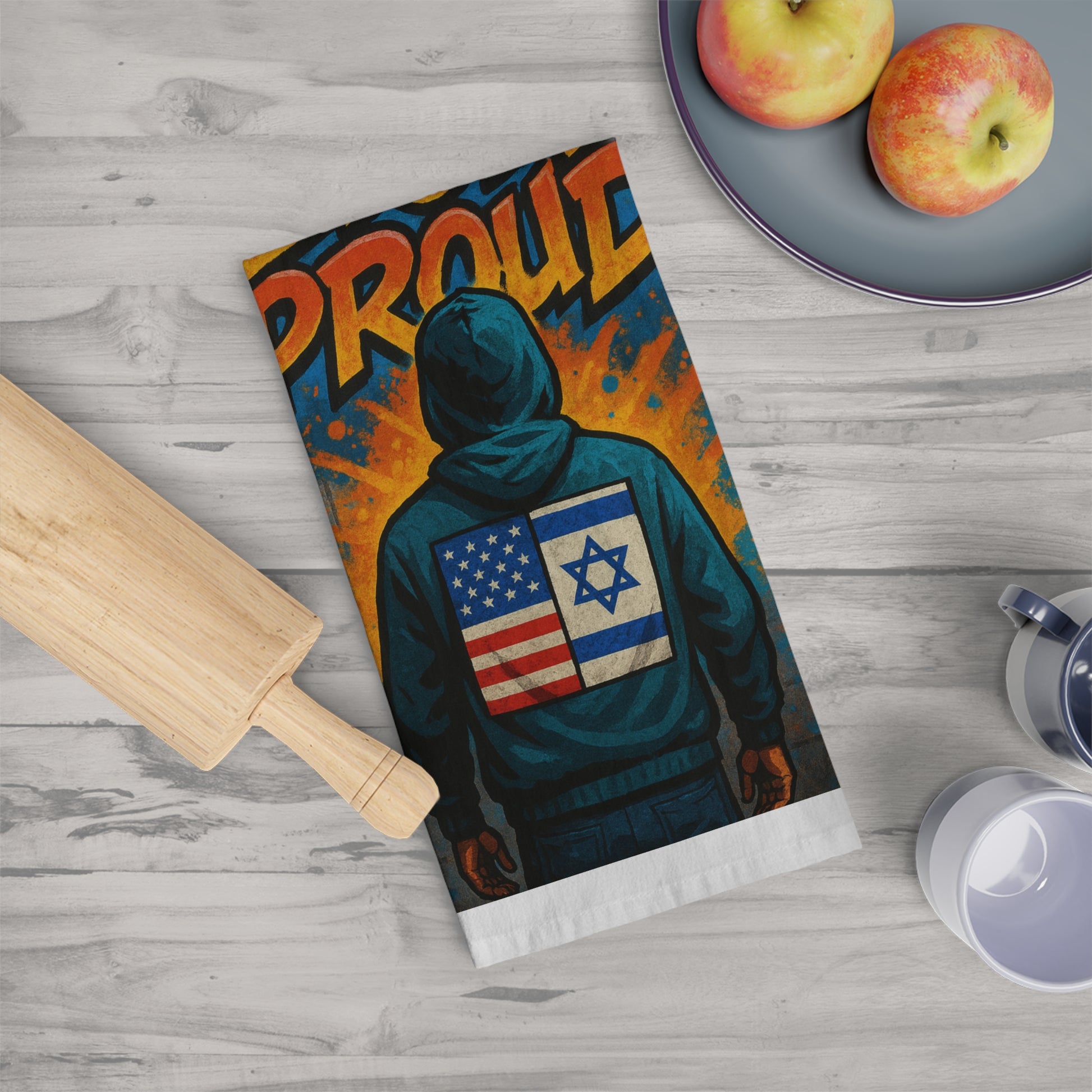 Zion Proud Tea Towel - American Zionist
