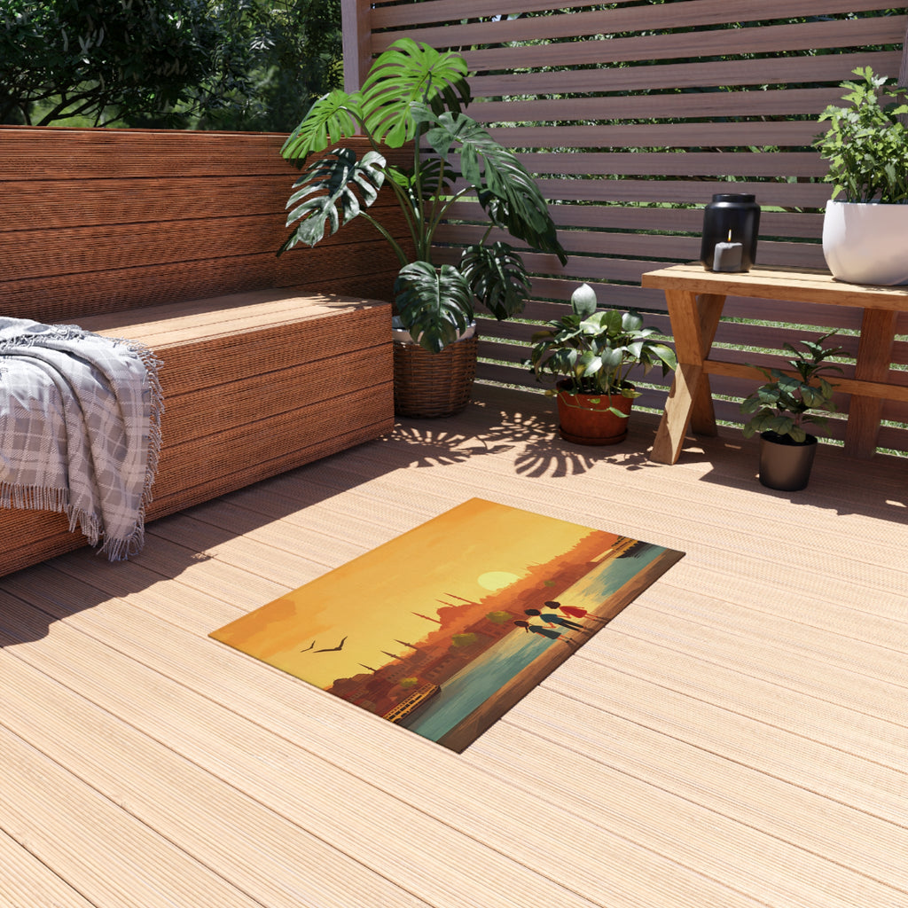 Kids by the Bay Outdoor Rug - American Zionist