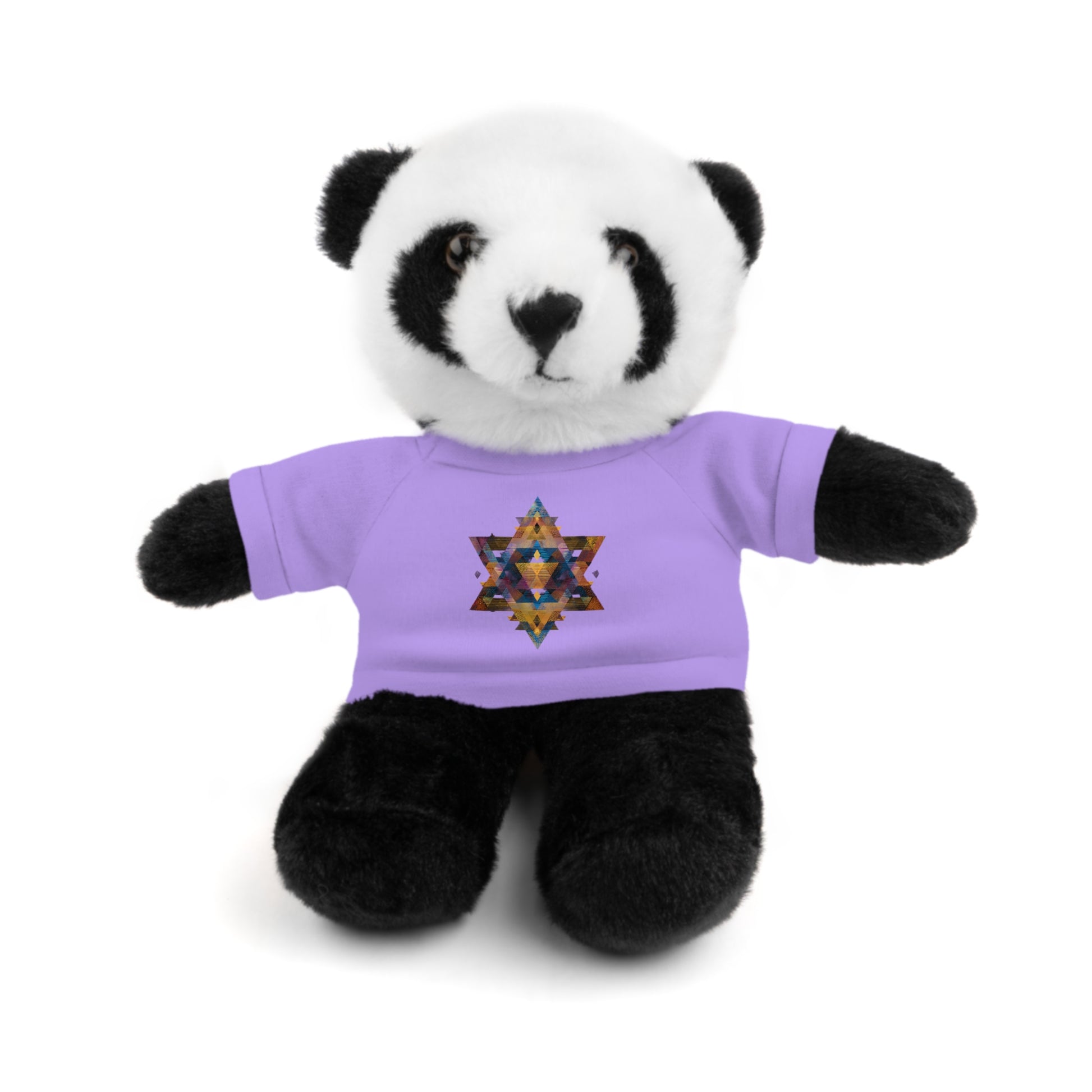 Star Of David Geometric Stuffed Animals with Tee - American Zionist