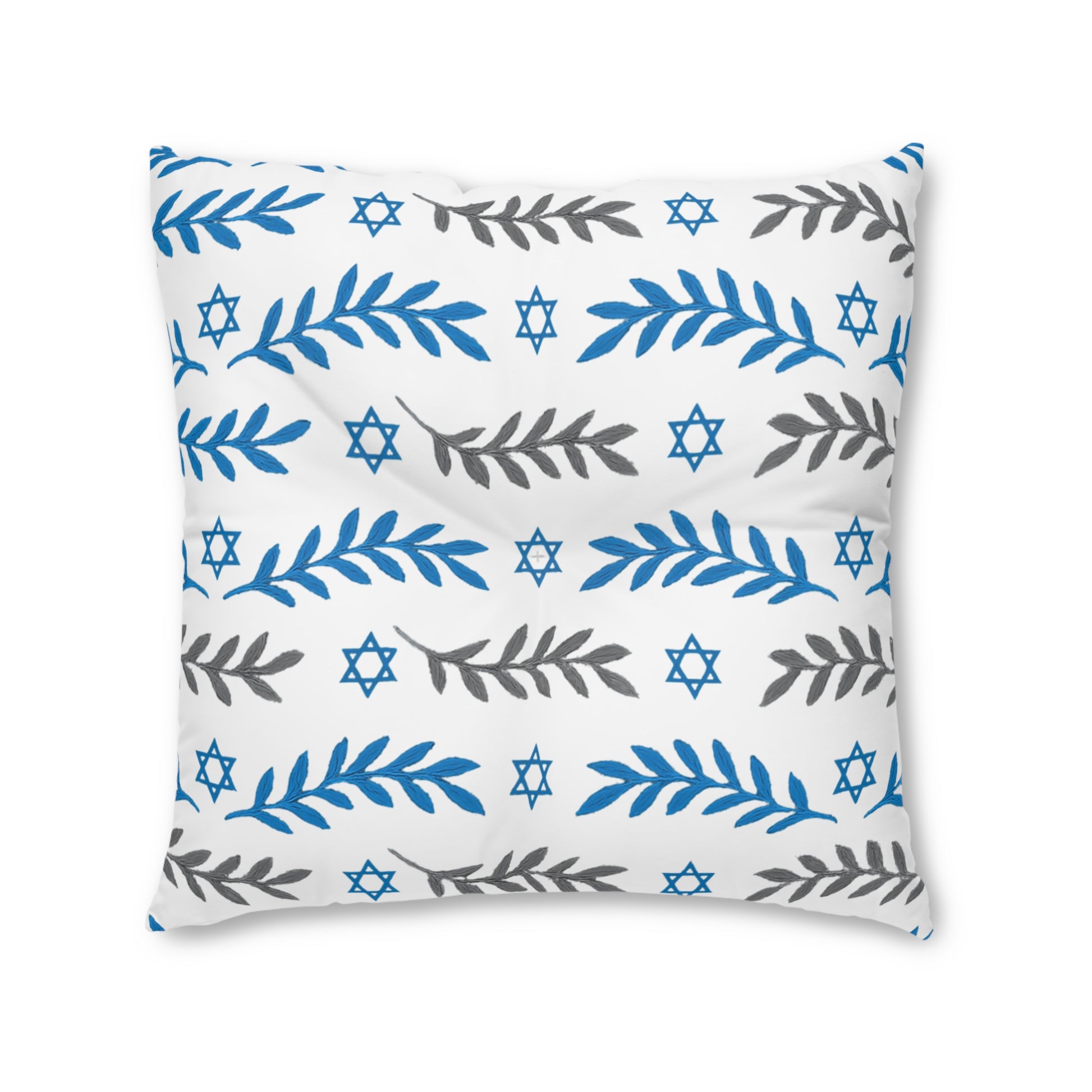 Olive and Shield Tufted Floor Pillow, Square - American Zionist