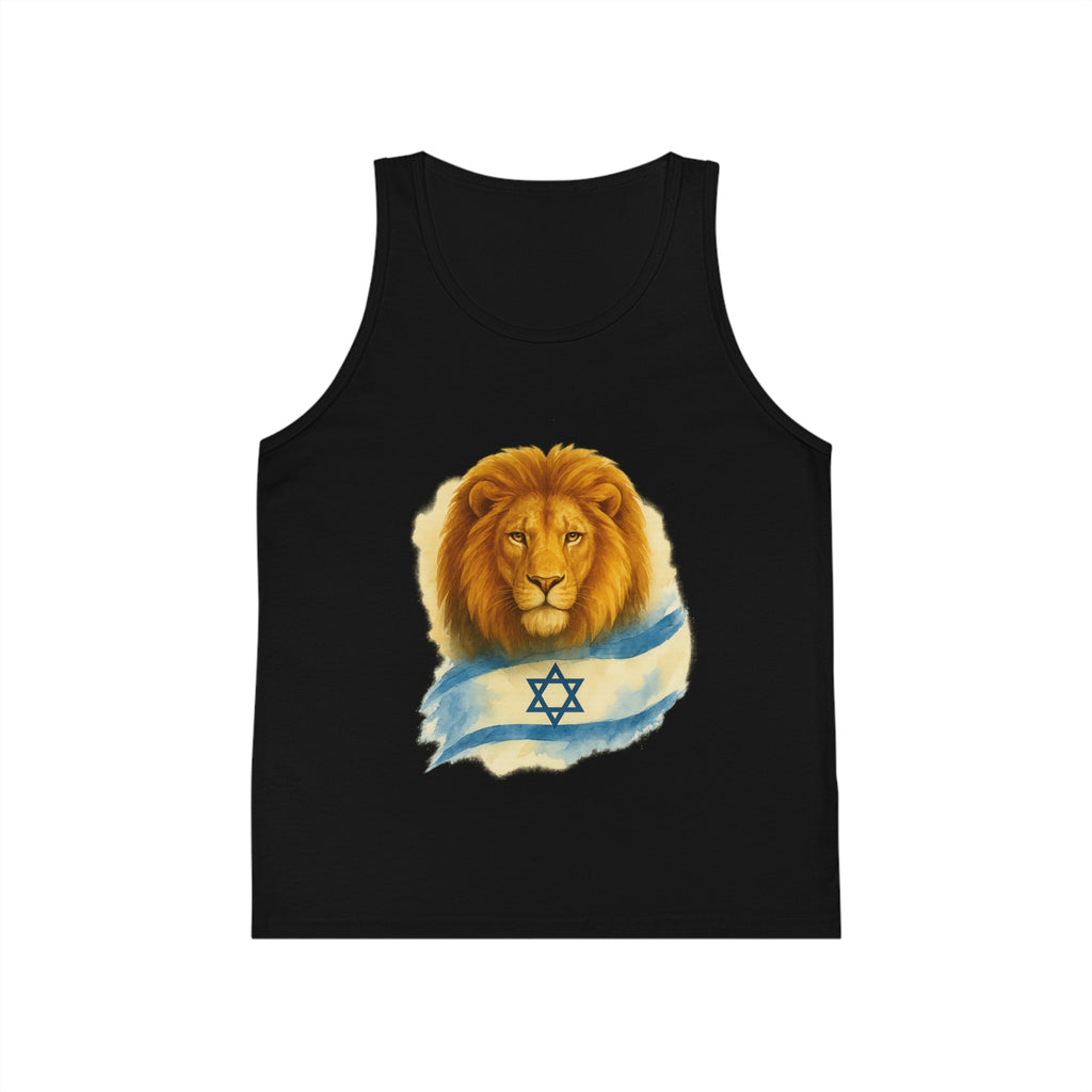 Lion Of Israel Kid's Jersey Tank Top - American Zionist