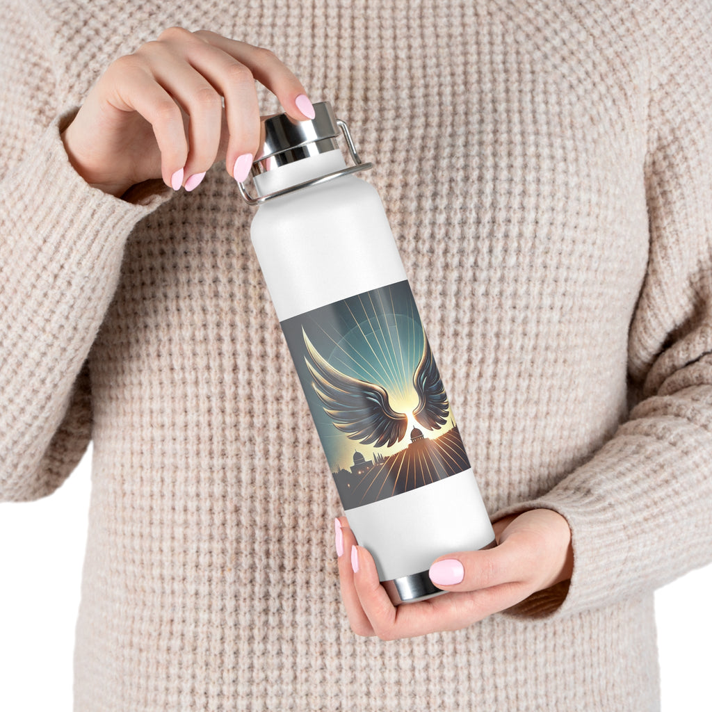 Sunrise Wings Copper Vacuum Insulated Bottle, 22oz