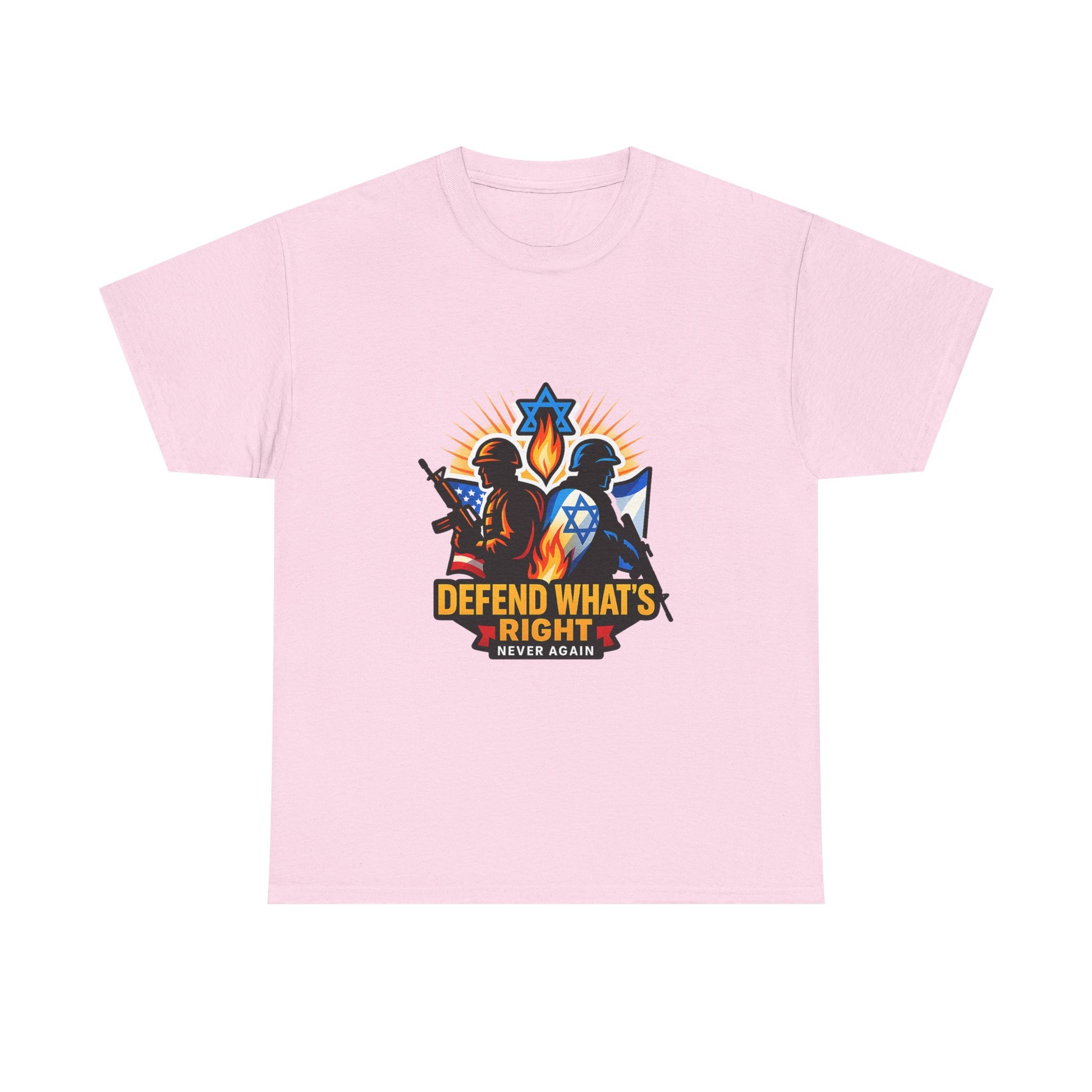 Defend Whats Right Unisex Heavy Cotton Tee - American Zionist