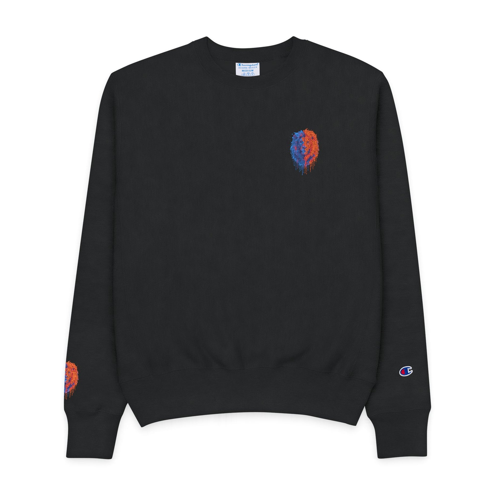 Judah Unleashed Men's Champion Crewneck Sweatshirt - American Zionist