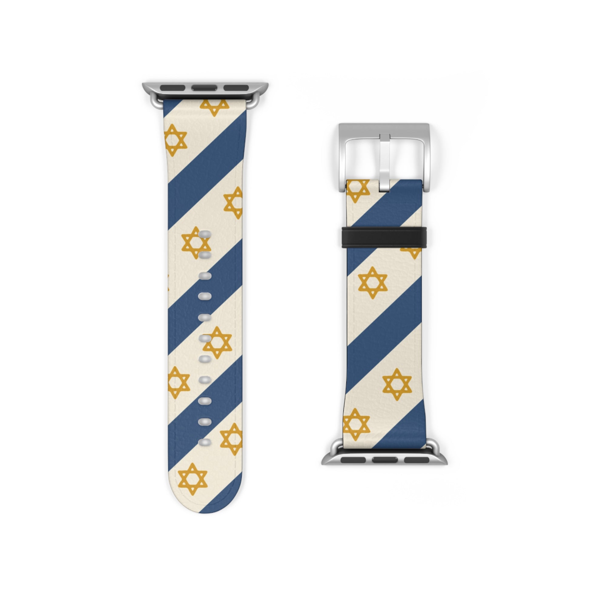 Israel Regalia Stripe Watch Band - American Zionist
