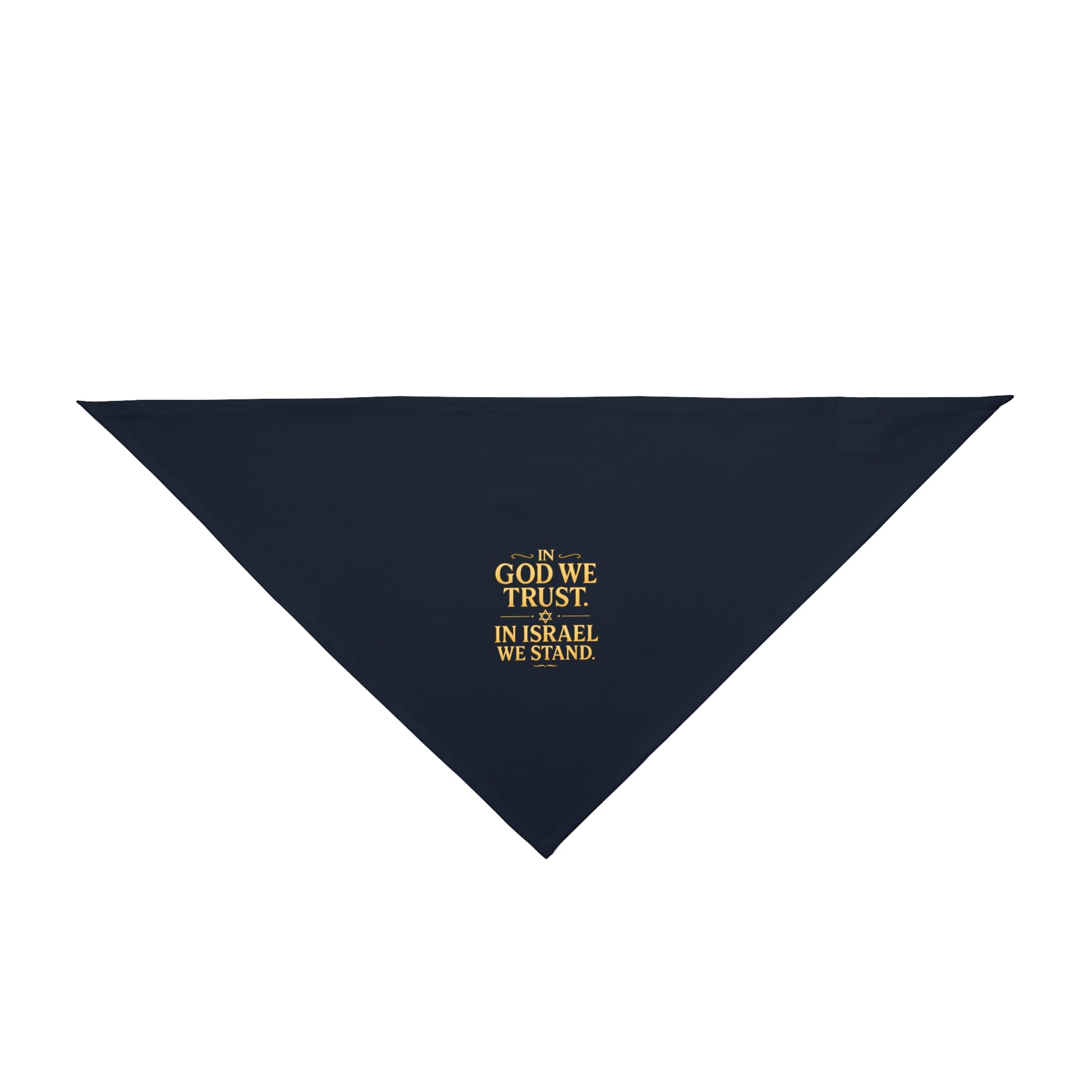 In God With Israel Pet Bandana - American Zionist
