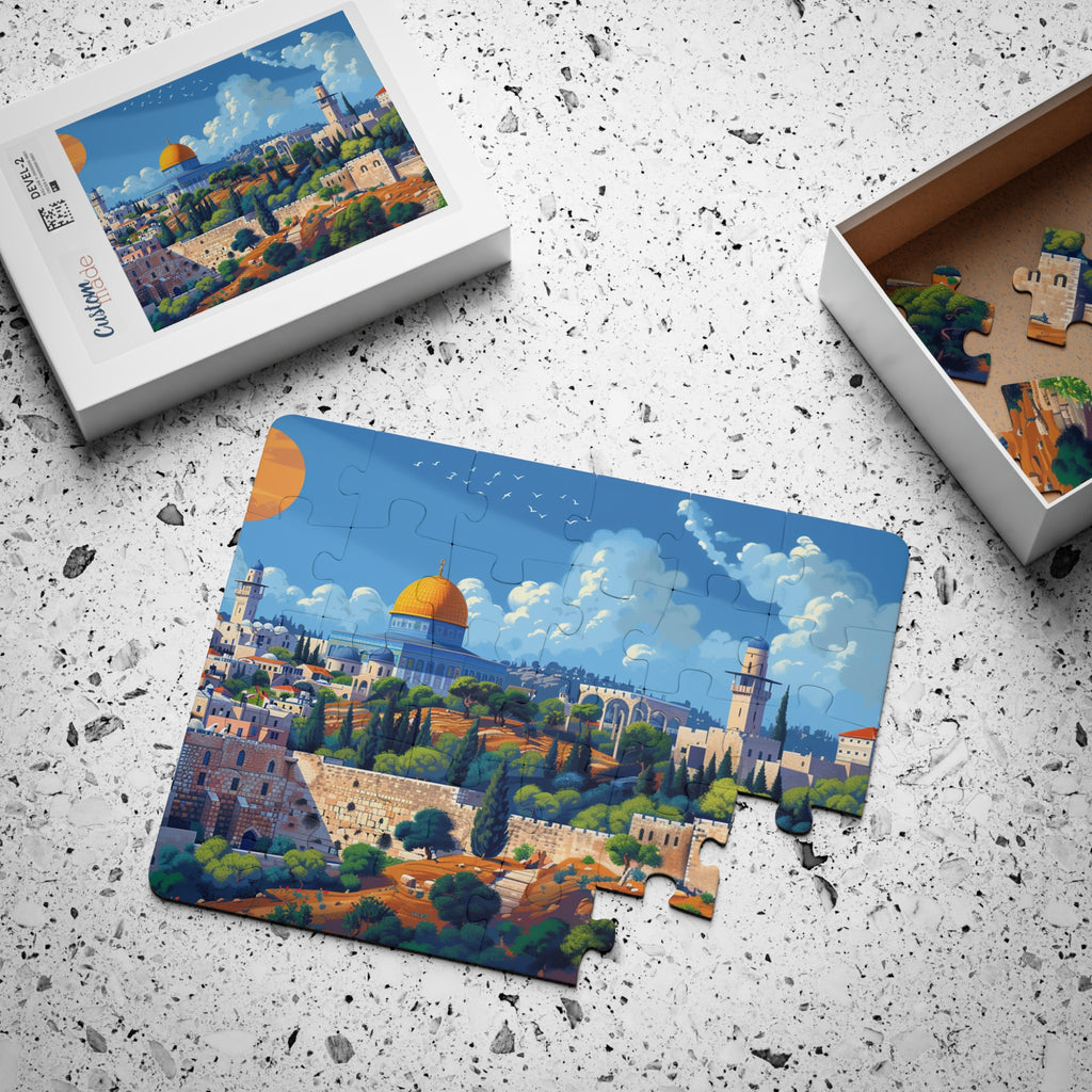 Jerusalem City Skyline Kids' Puzzle, 30 - Piece - American Zionist