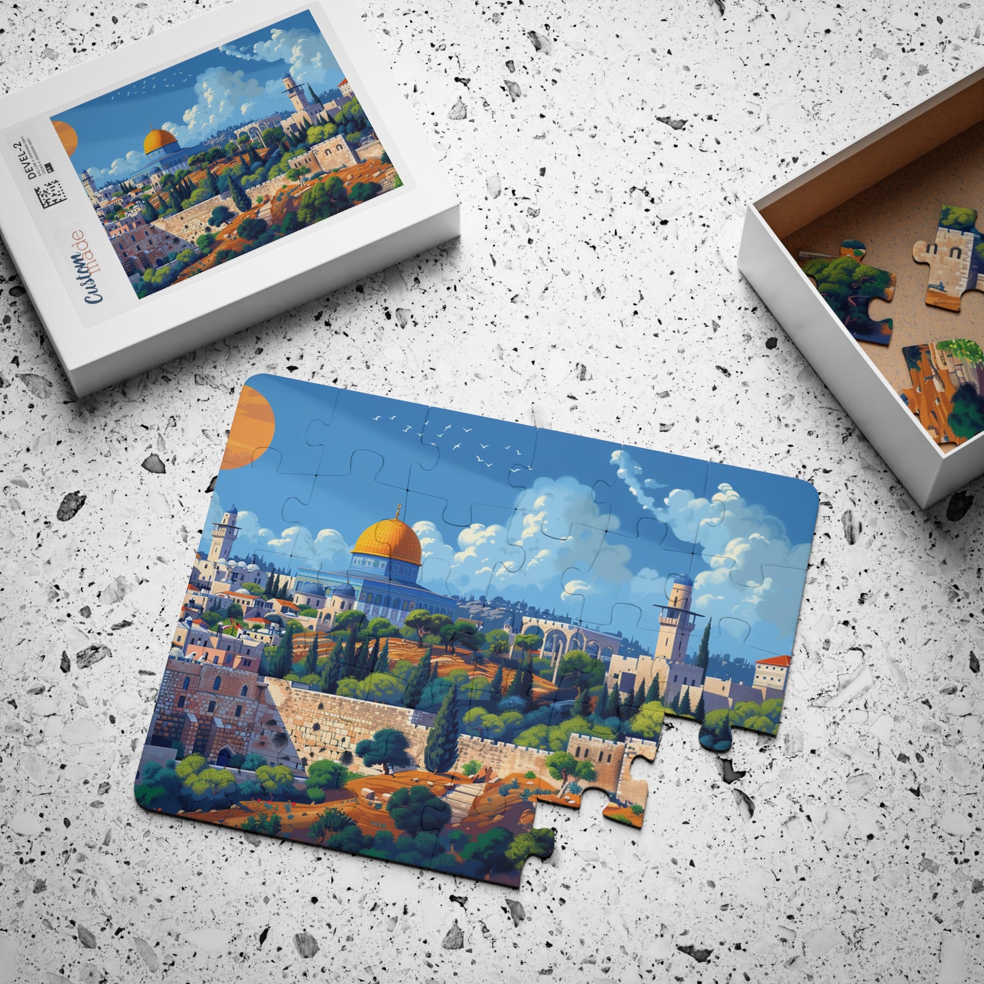 Jerusalem City Skyline Kids' Puzzle, 30 - Piece - American Zionist