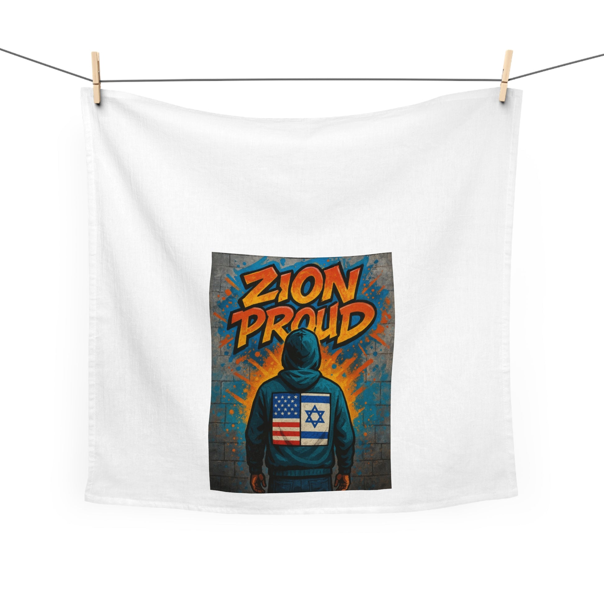 Zion Proud Tea Towel - American Zionist