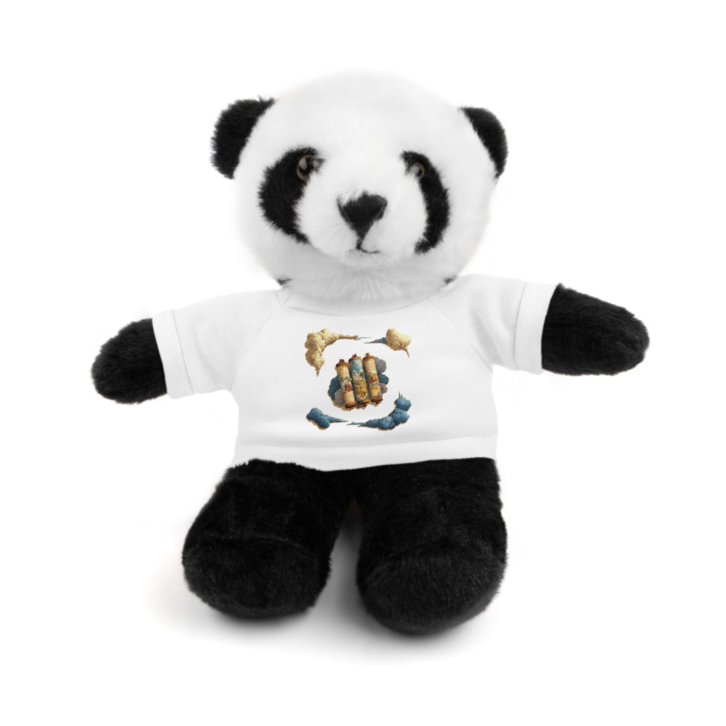 Cloudy Scroll Of Moses Stuffed Animals with Tee - American Zionist