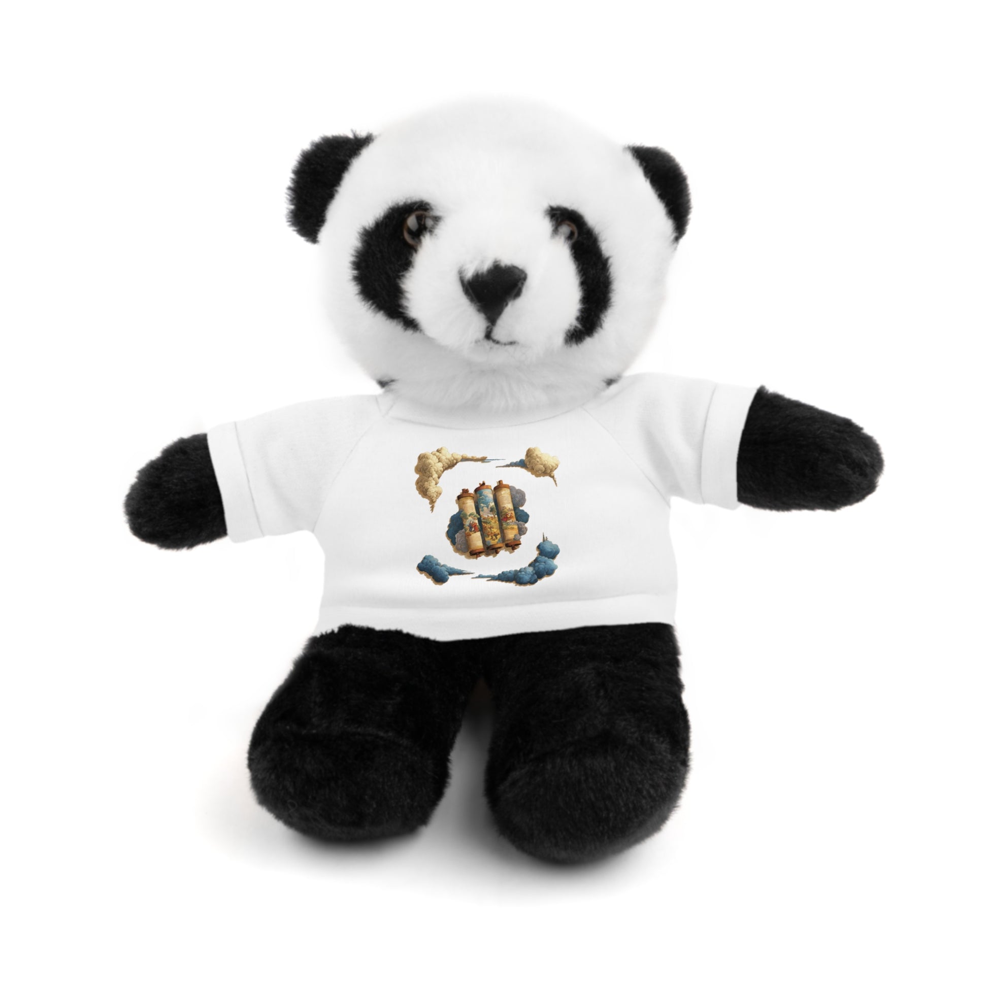 Cloudy Scroll Of Moses Stuffed Animals with Tee - American Zionist