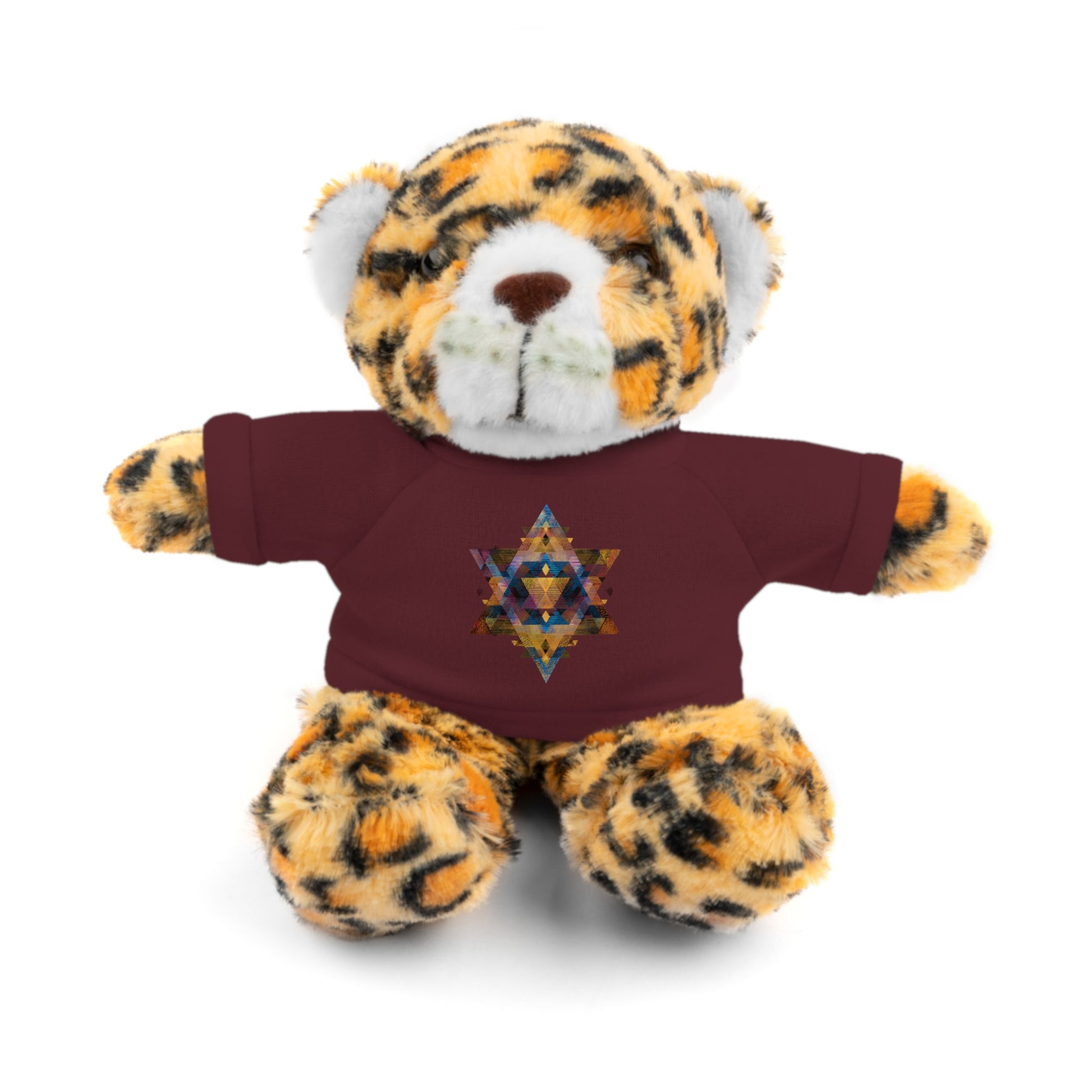 Star Of David Geometric Stuffed Animals with Tee - American Zionist