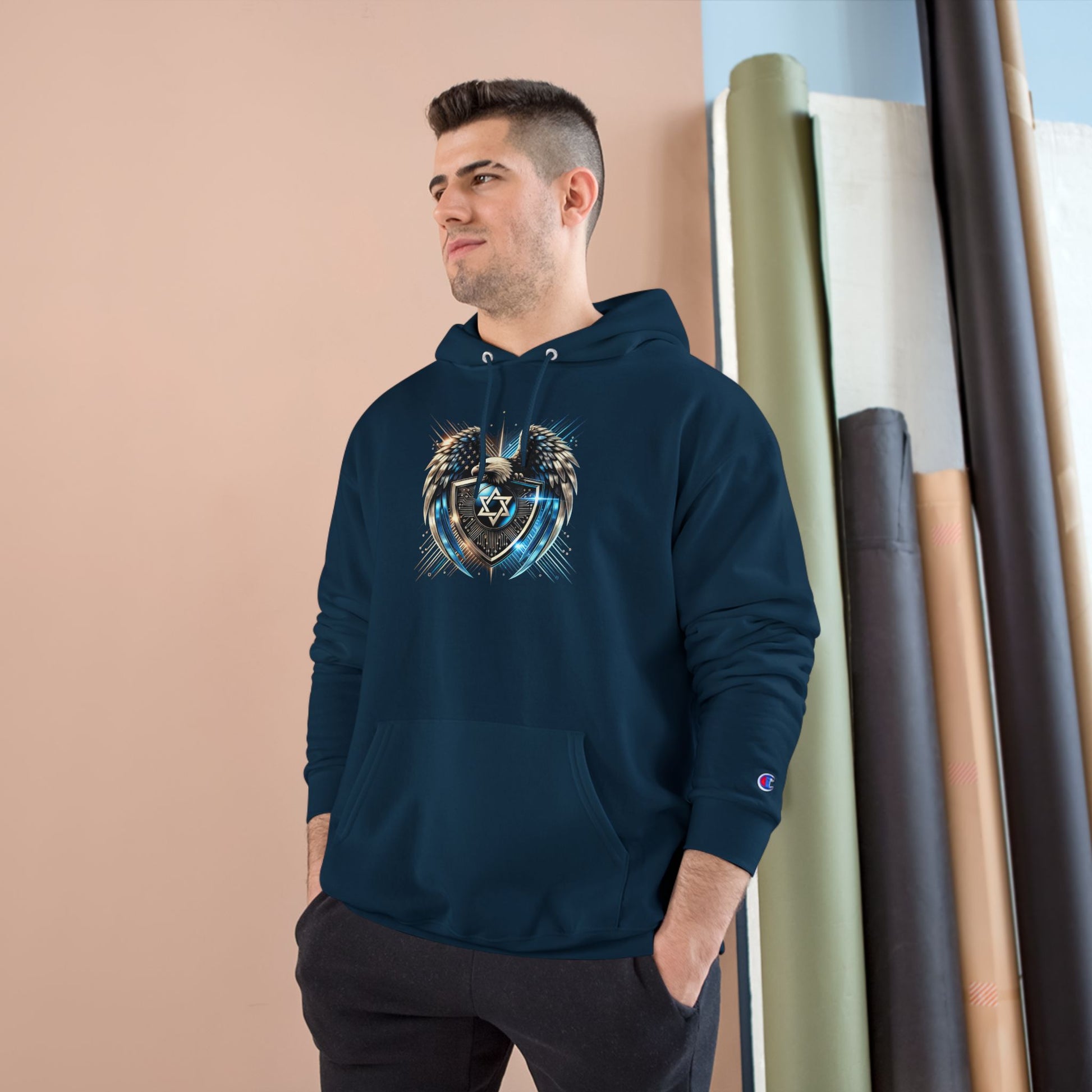 Wings of Zion Champion Hoodie - American Zionist