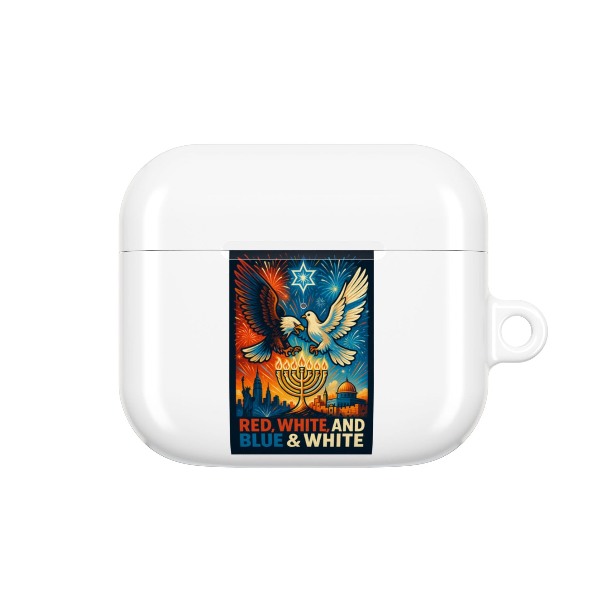 Red White and Blue AirPod Cases - American Zionist