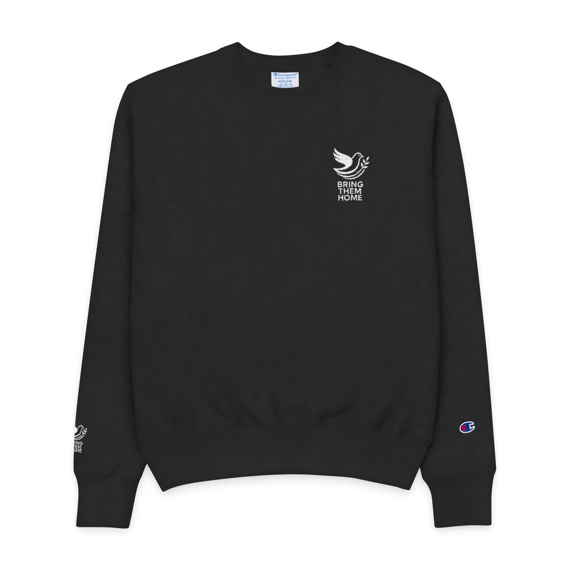 Dove Bring Them Home Men's Champion Crewneck Sweatshirt - American Zionist
