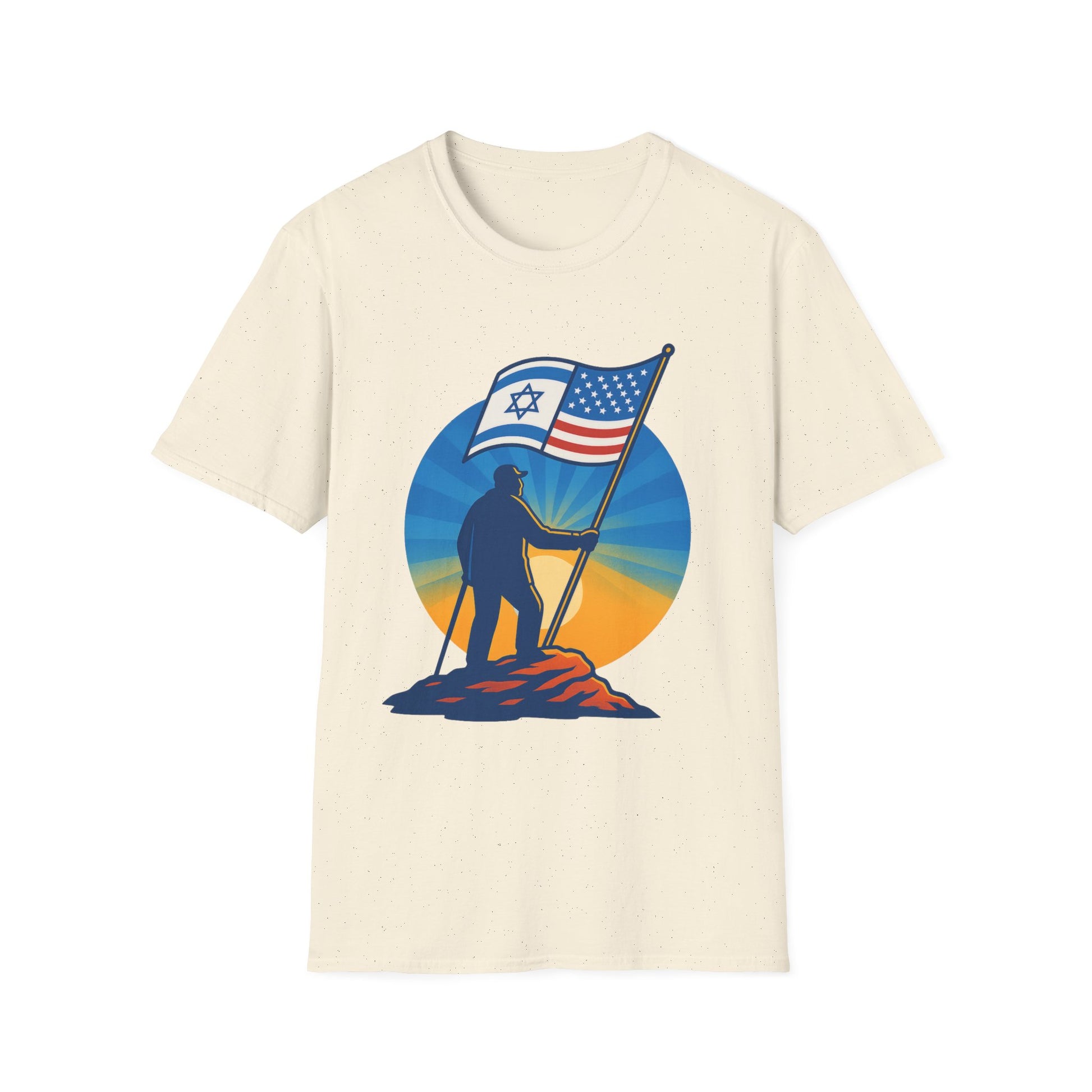 Grandpa Stands Tall Softstyle T-Shirt - American Zionist