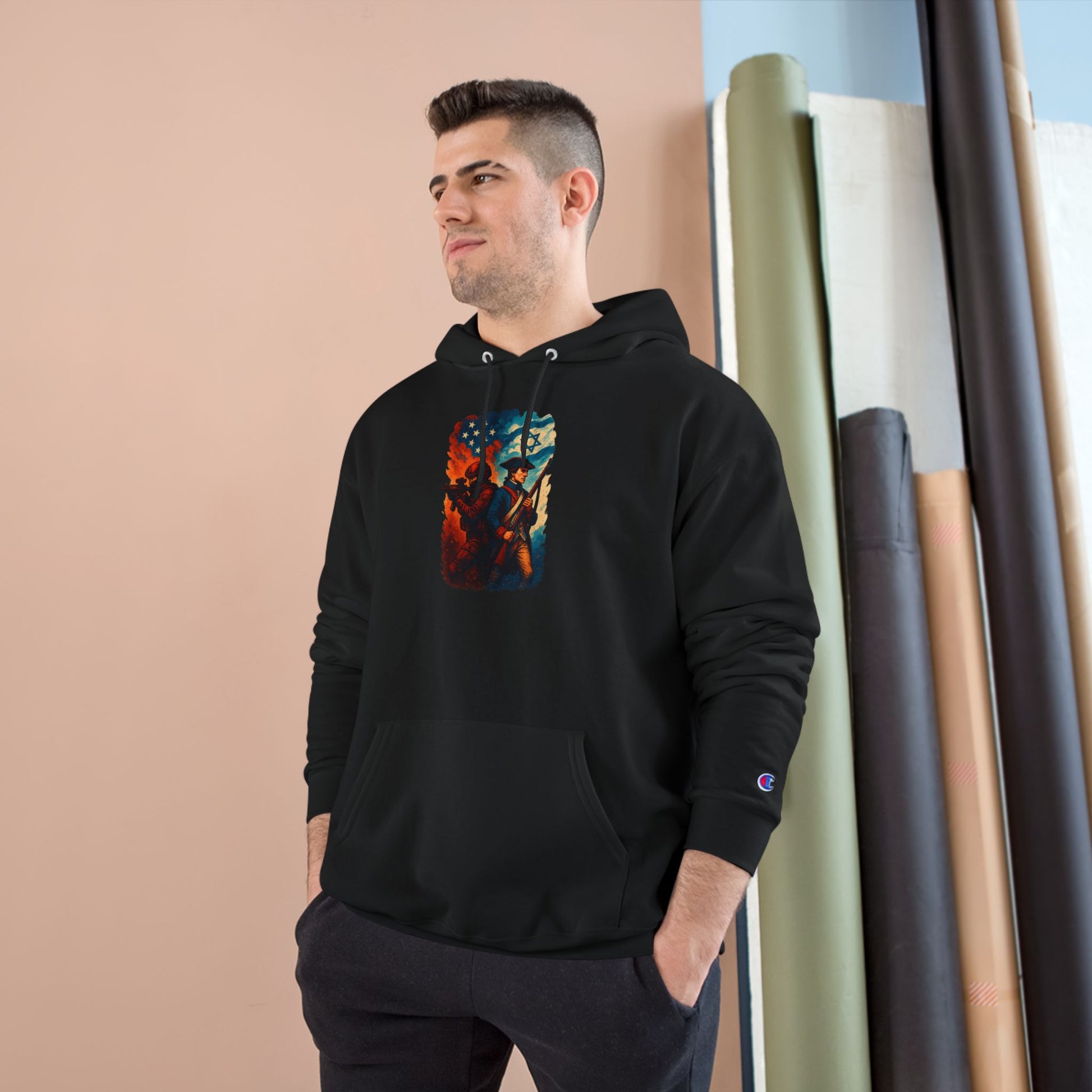 Defenders Across Generations Champion Hoodie - American Zionist