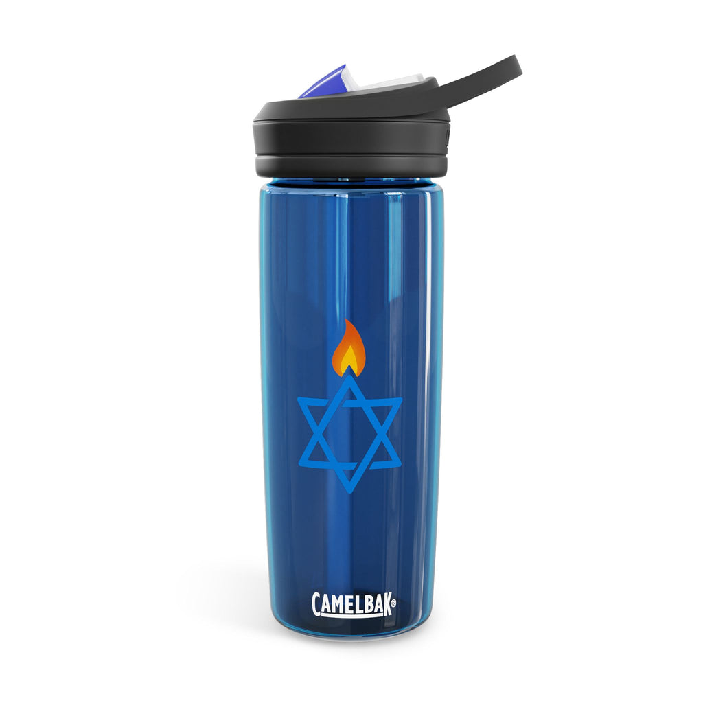 Fire Stars Of David Water Bottle, 20oz\25oz - American Zionist