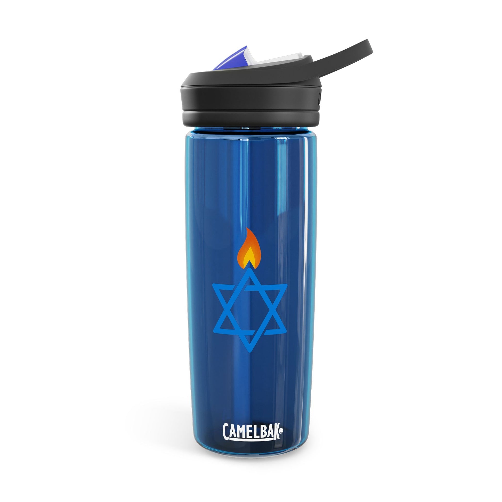 Fire Stars Of David Water Bottle, 20oz\25oz - American Zionist