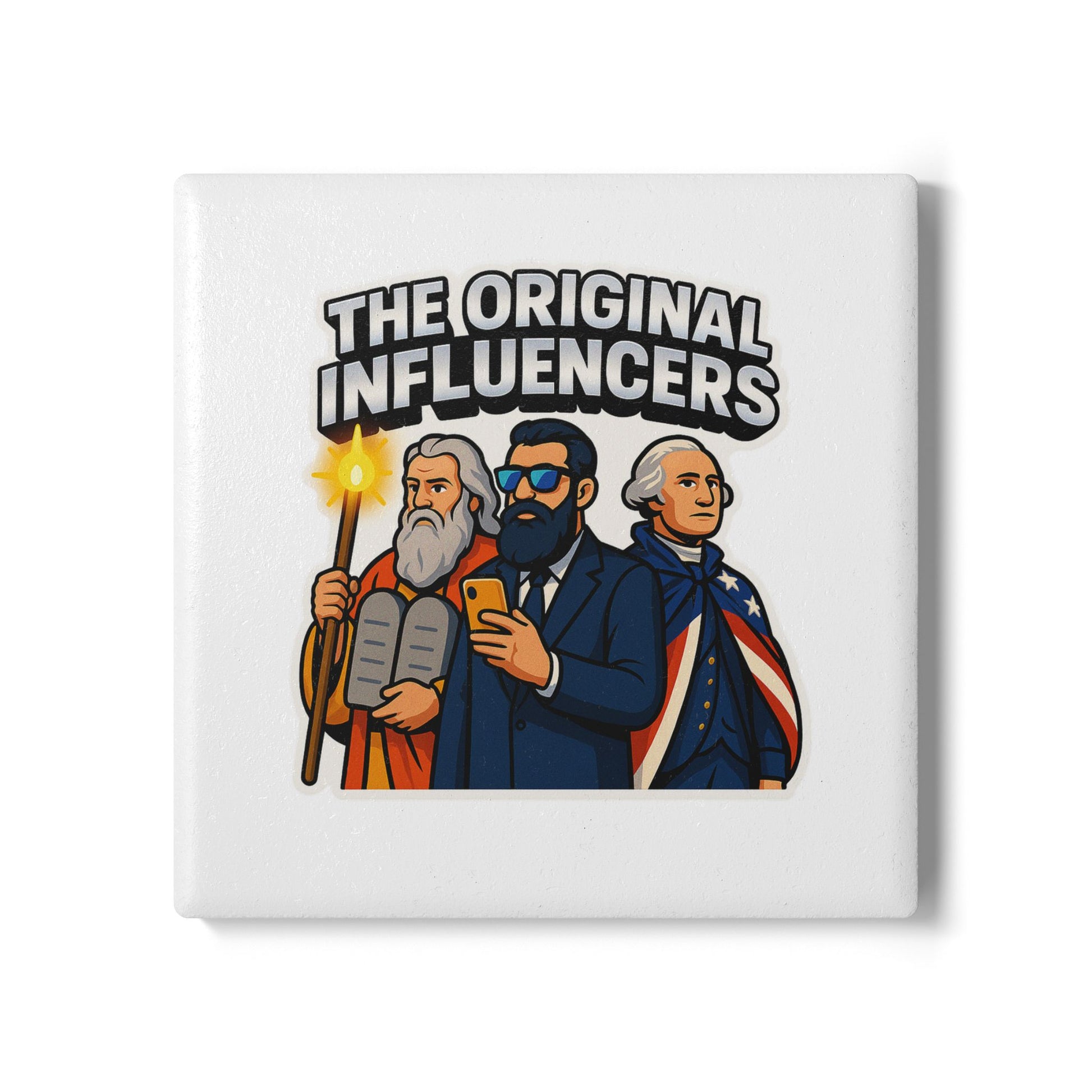 Original Influencers Ceramic Coaster - American Zionist