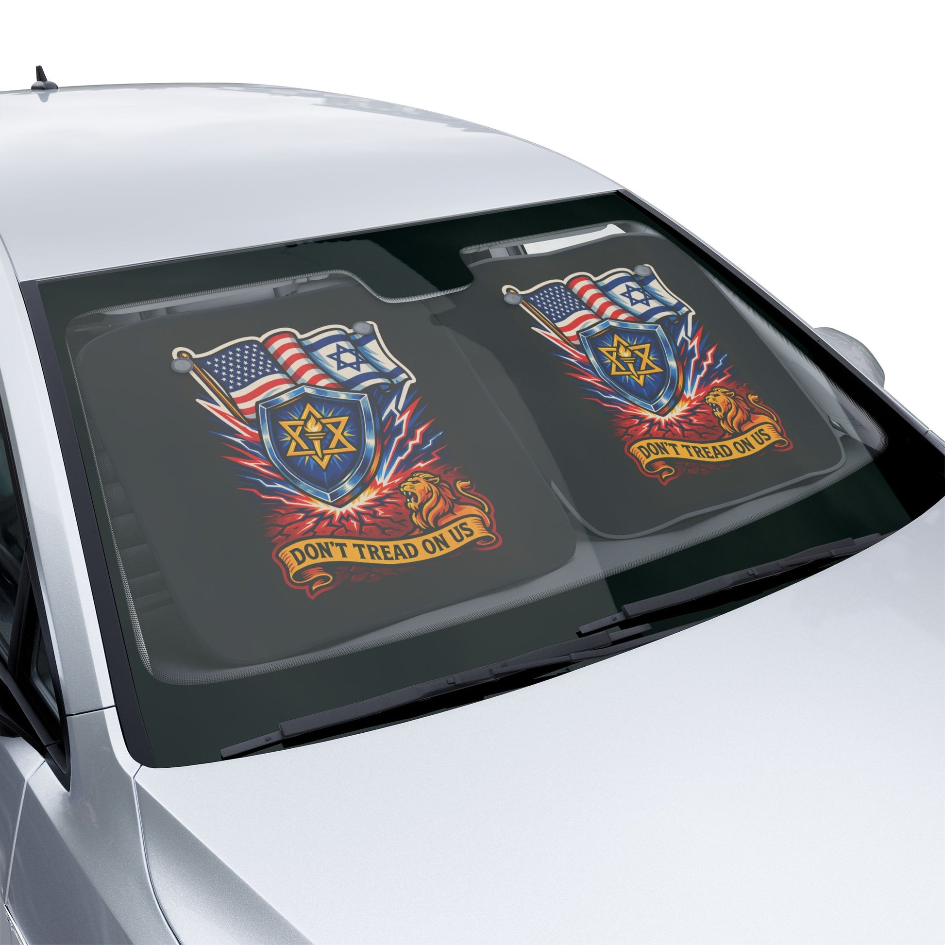 Don't Tread on Us Car Sun Shades - American Zionist